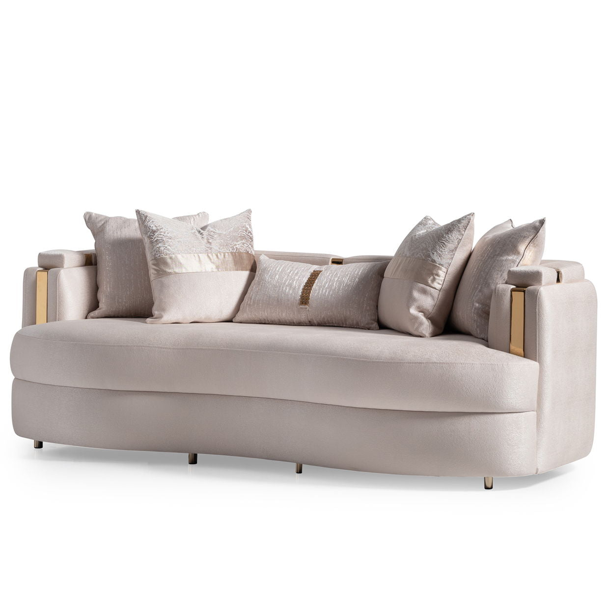 Carmela - Sofa - Almond/Gold