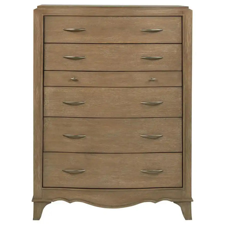 Revello - 6-Drawer Bedroom Chest Of Drawers - Washed Mango - Best Buy Furniture