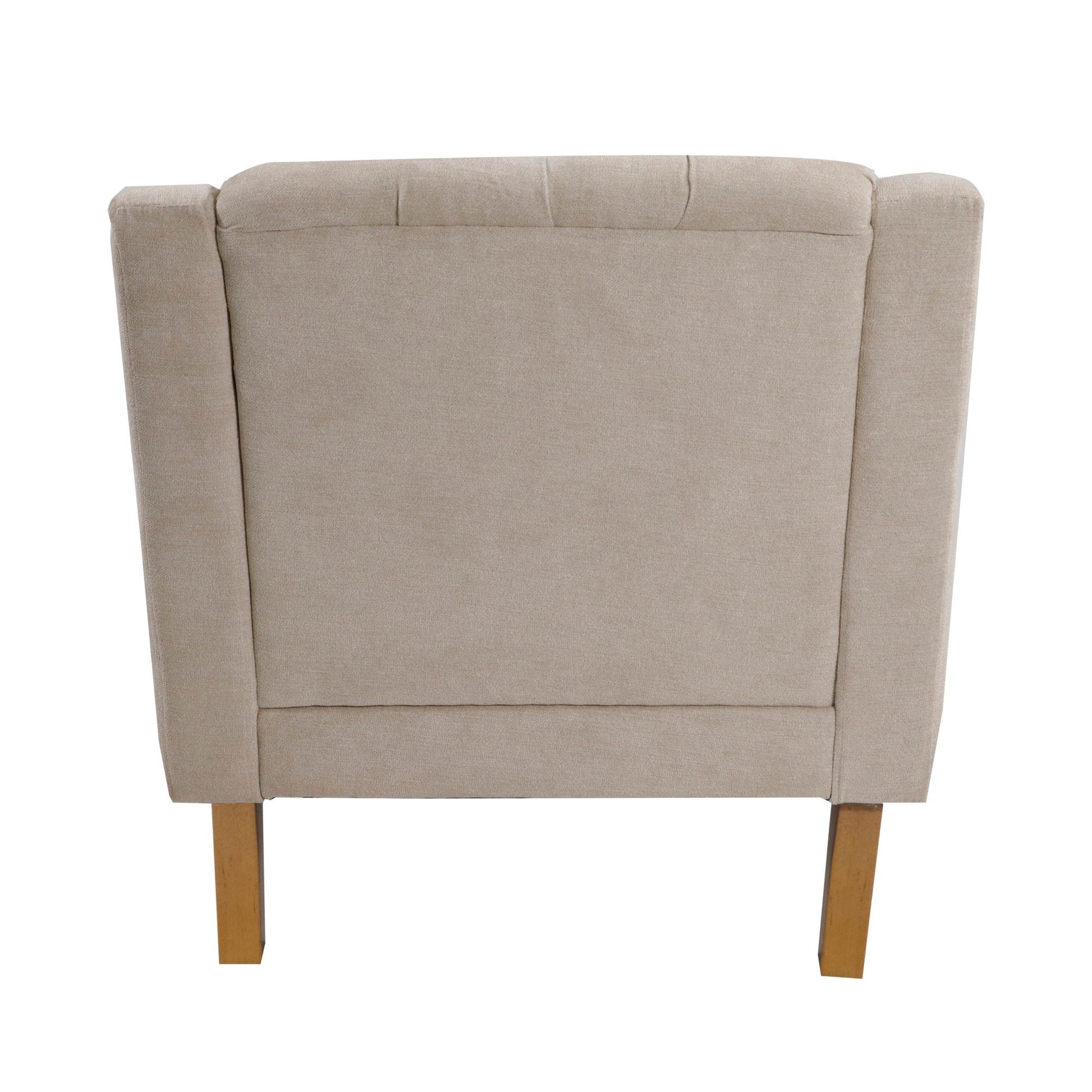 Accent Chair, Living Room Chair, Footrest Chair Set With Vintage Brass Studs, Button Tufted Upholstered Armchair For Living Room, Comfy Reading Chair For Bedroom, Reception Room - Best Buy Furniture