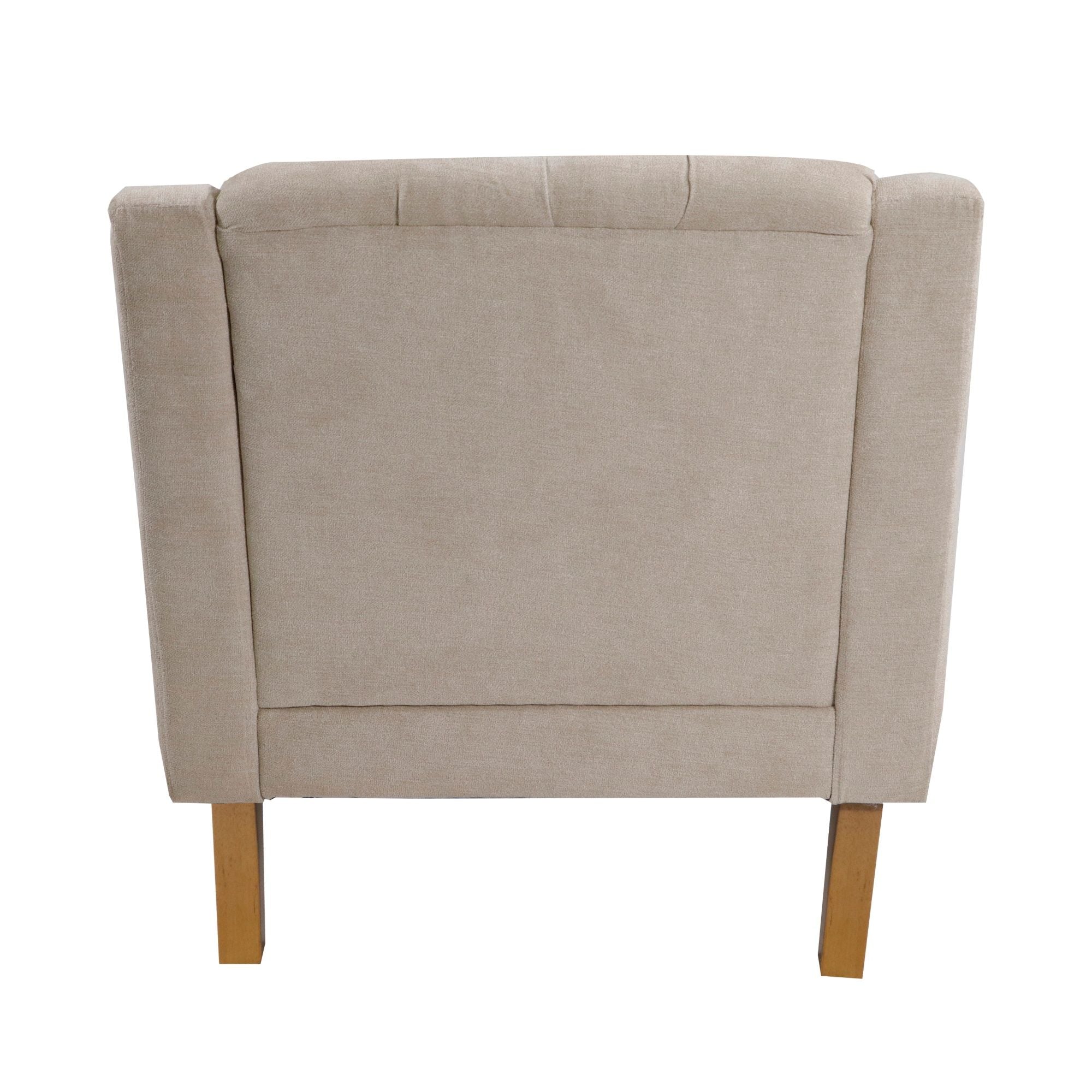 Accent Chair, Living Room Chair, Footrest Chair Set With Vintage Brass Studs, Button Tufted Upholstered Armchair For Living Room, Comfy Reading Chair For Bedroom, Reception Room - Best Buy Furniture