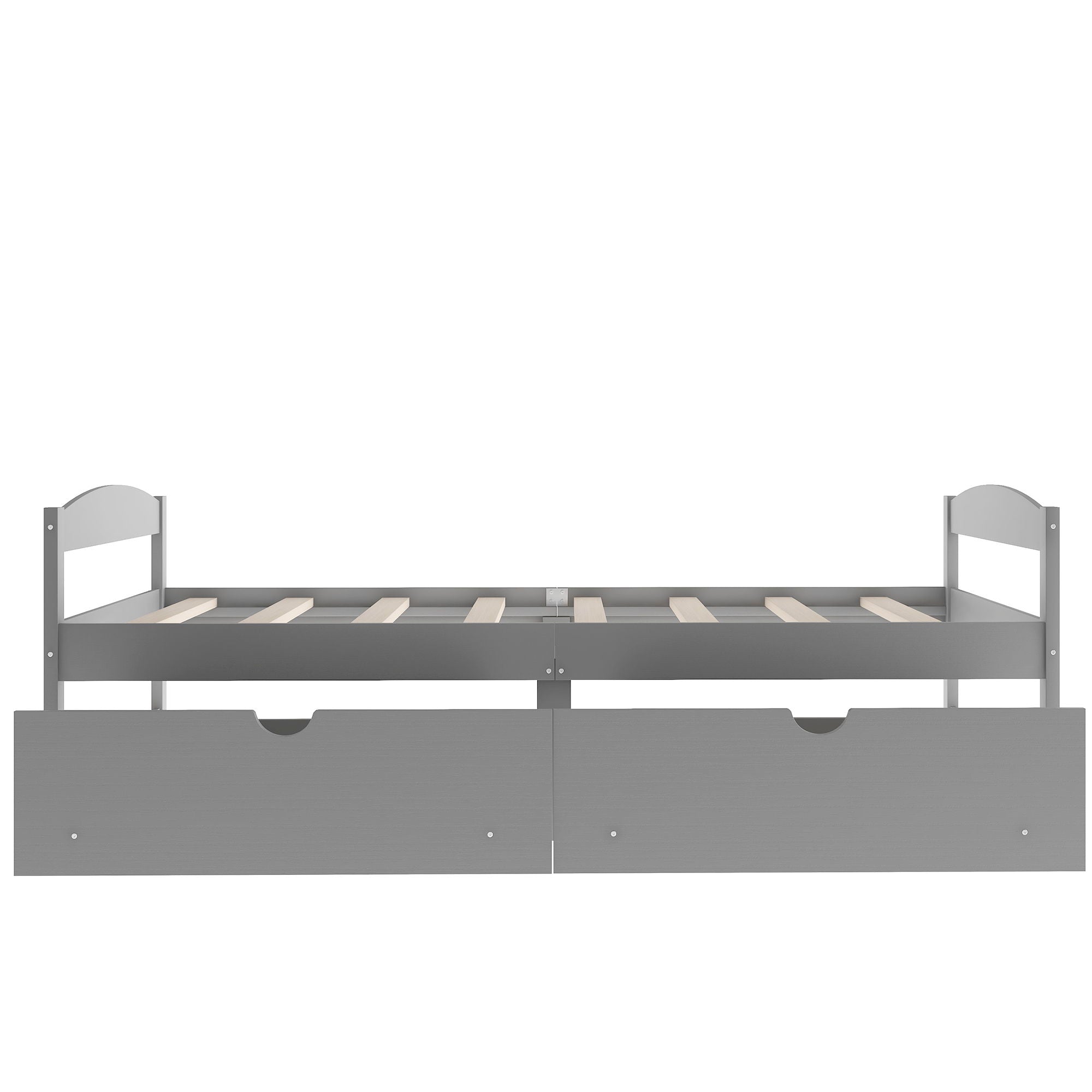 Platform Bed With 2 Drawers