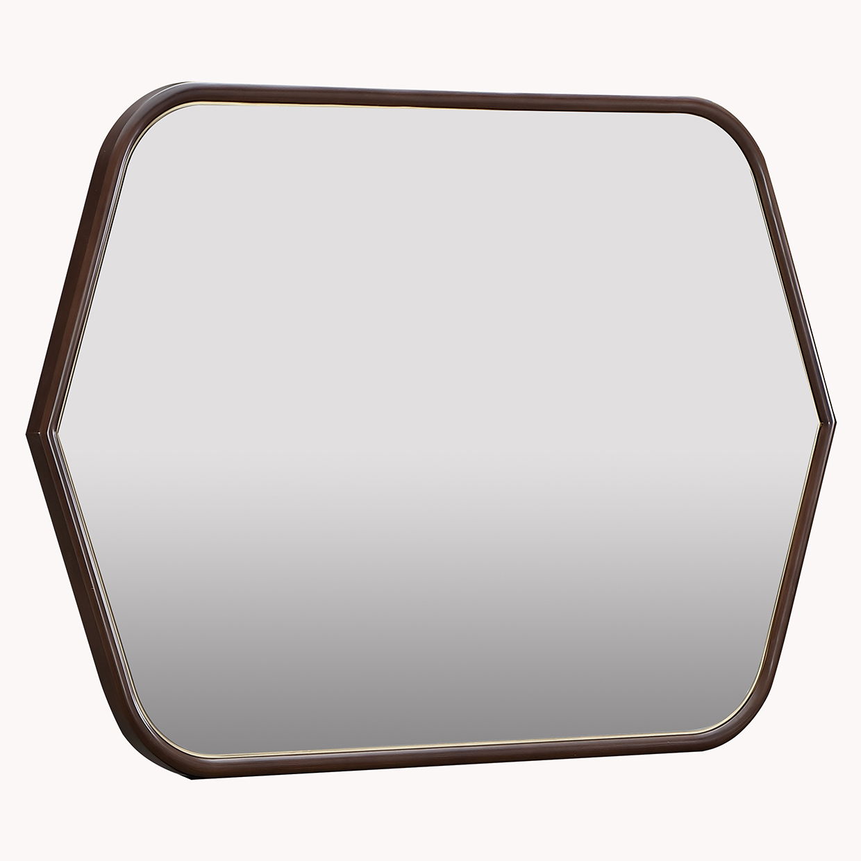 Houston - Wall Mirror - Walnut