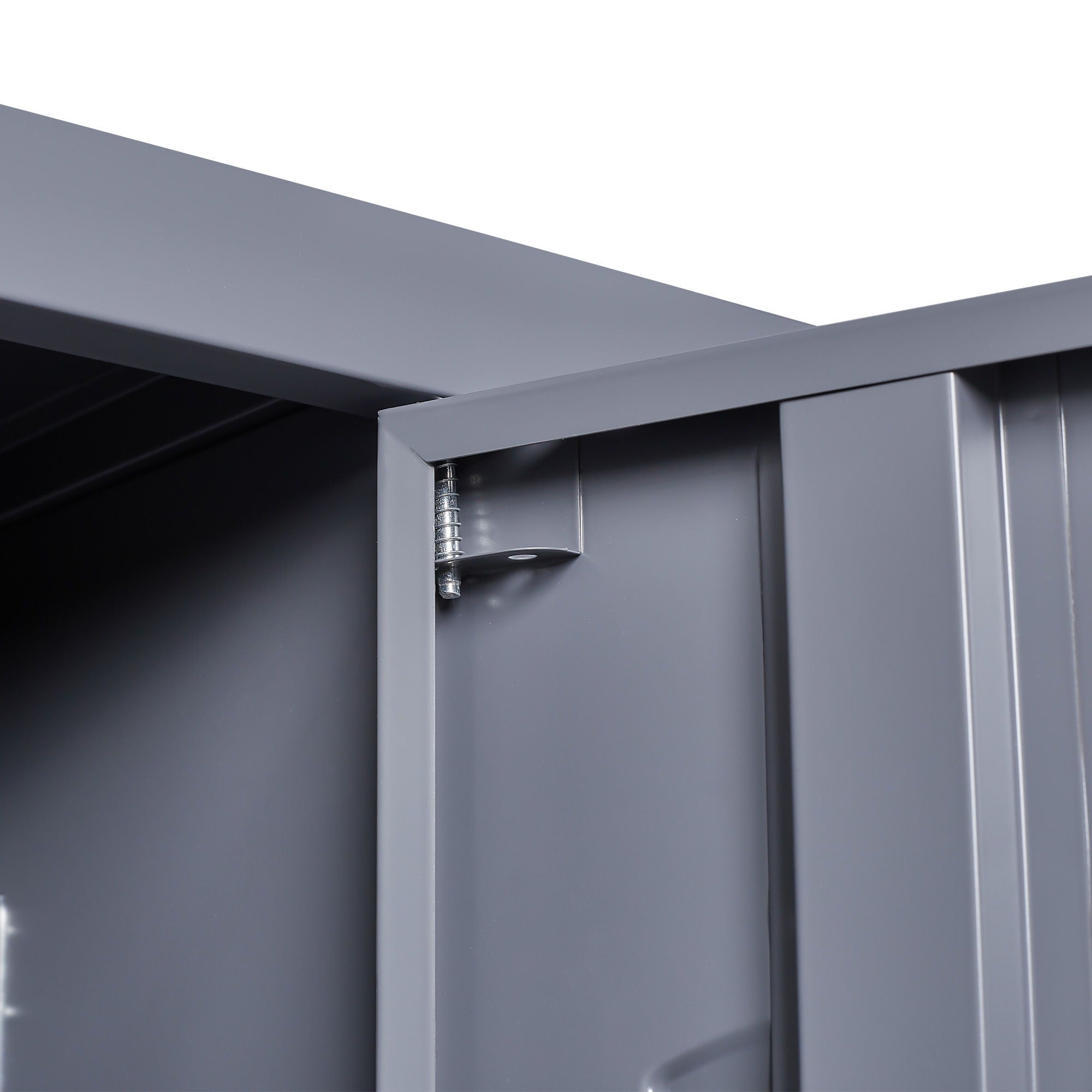 Lockers 18 Door With Lock For Employees, Storage Cabinet For Home Gym Office School Garage - Gray