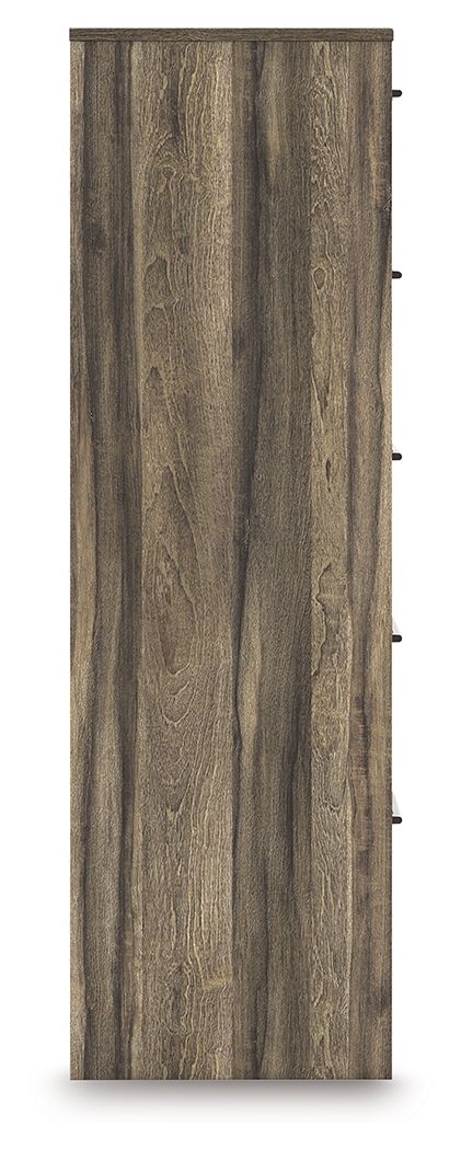 Elbrim - Five Drawer Chest - Brown - Best Buy Furniture