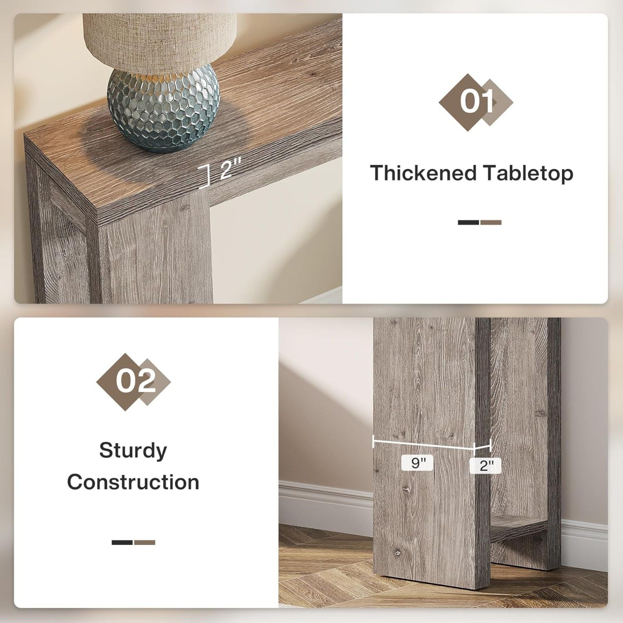 Extra Long Console Table For Living Hallway