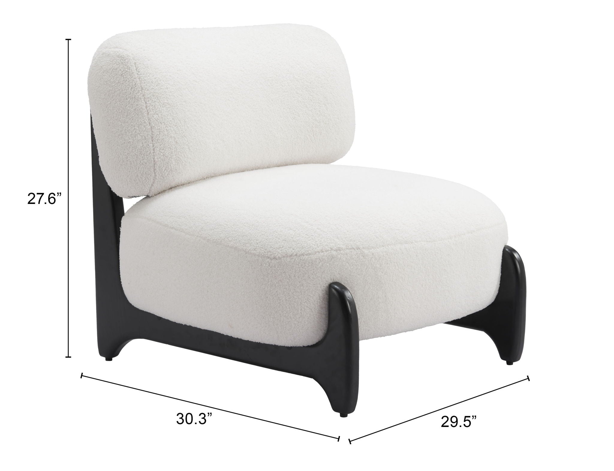 Bombo - Accent Chair - White