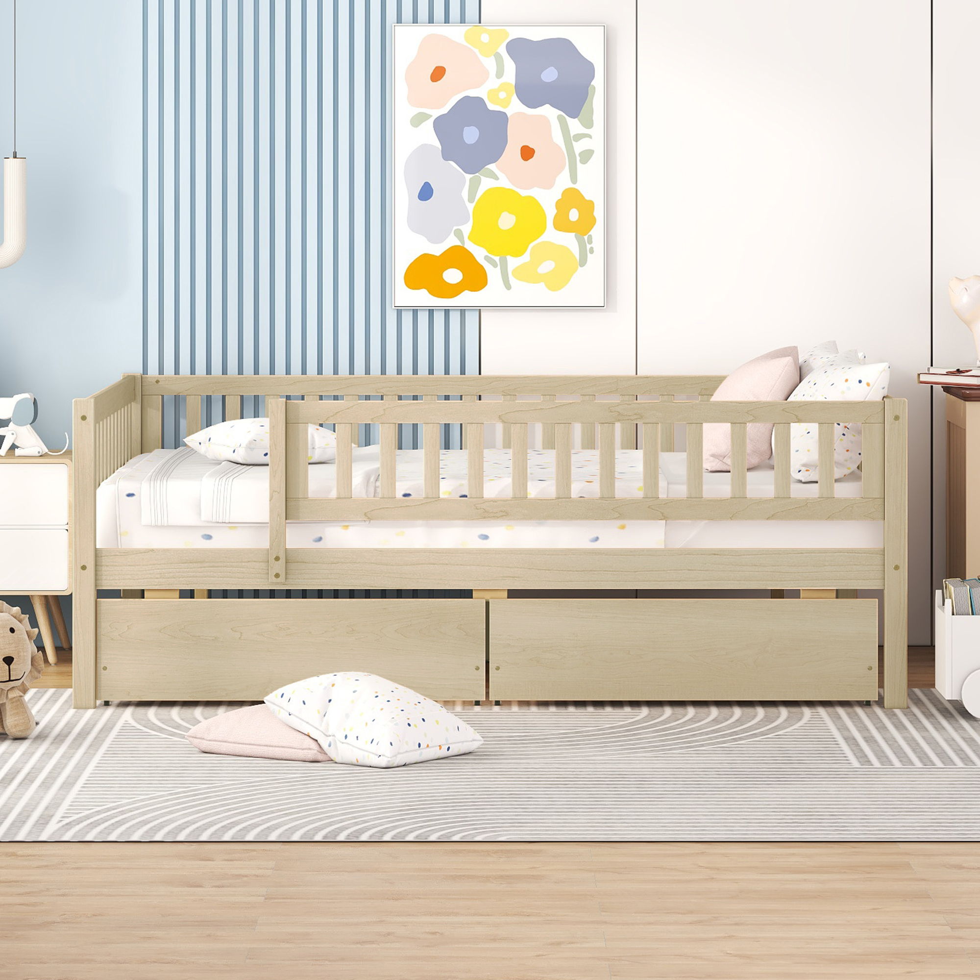 Multi Functional Wooden Daybed Bed