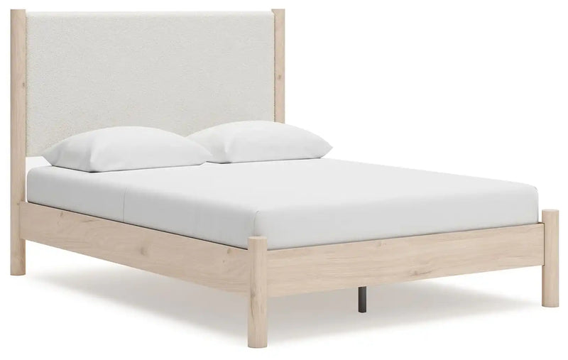 Cadmori - Upholstered Panel Bed - Best Buy Furniture