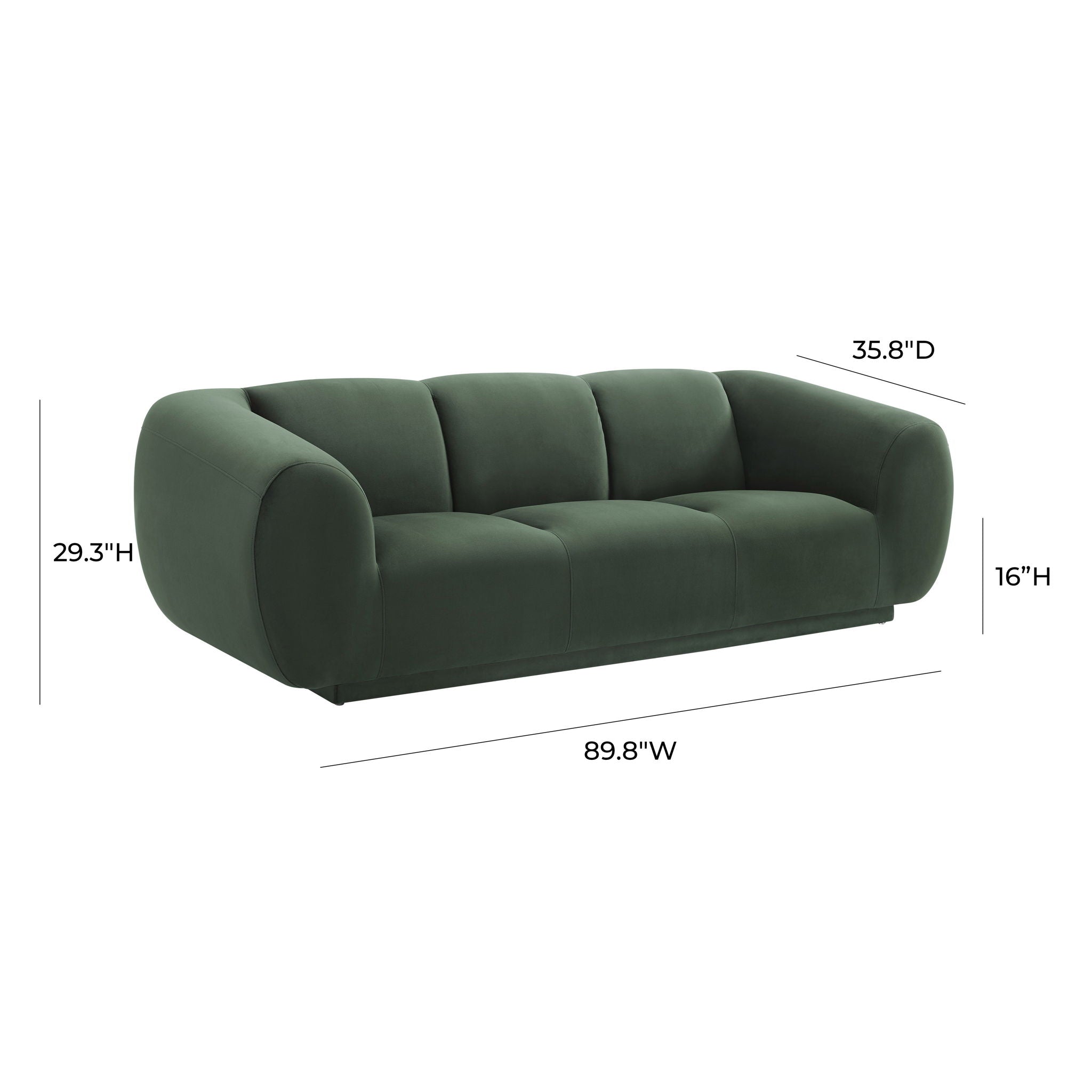 Emmet - Velvet Sofa