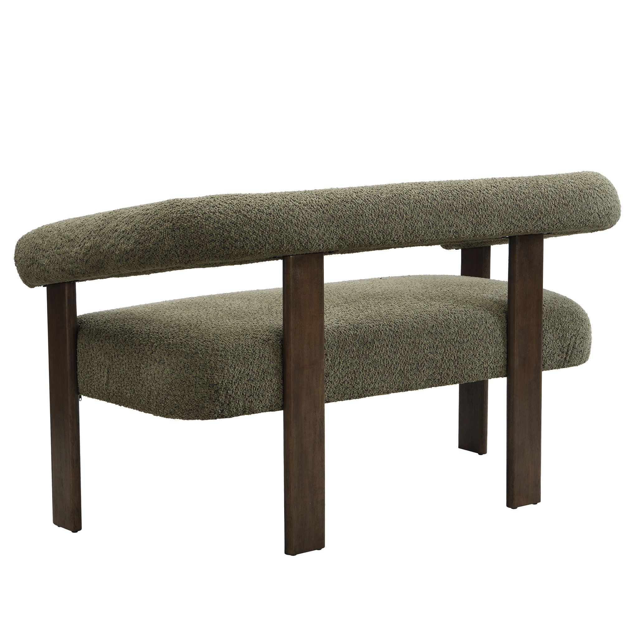 Modern Round Armrest Loveseat