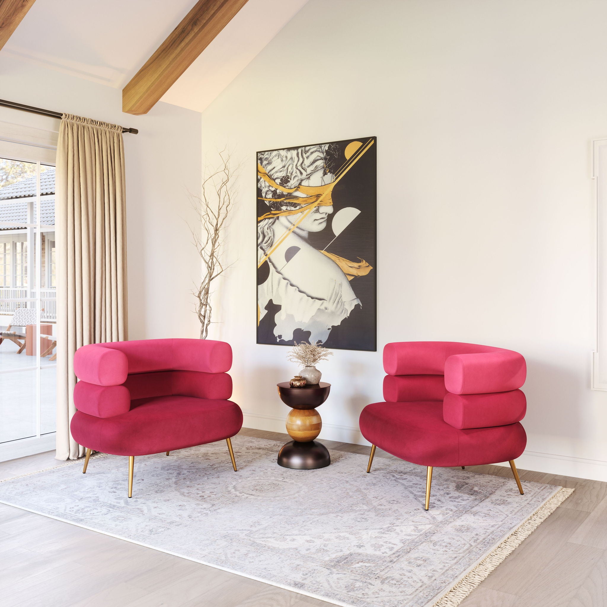 Tripoli - Side Table - Bronze