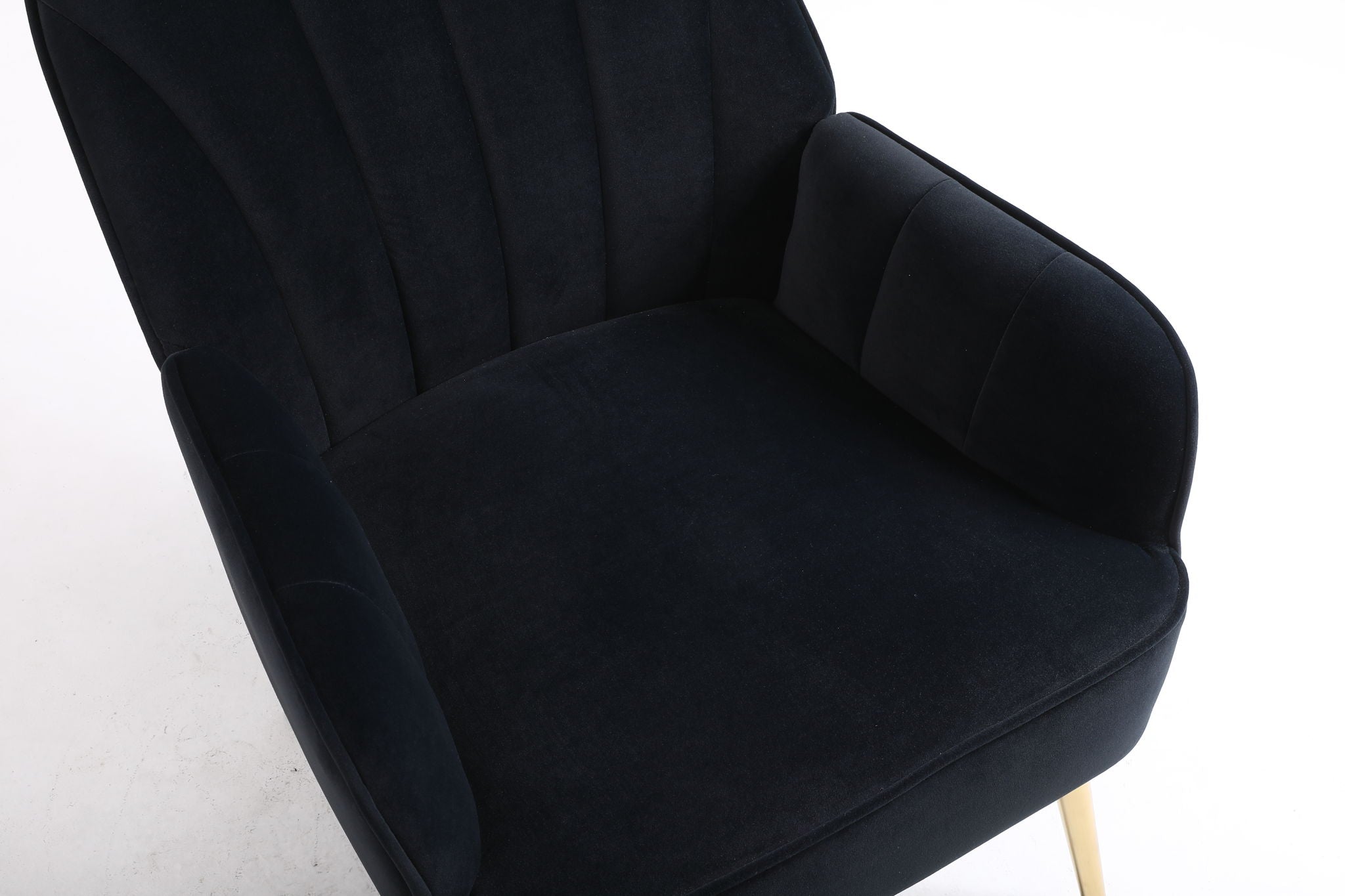 Modern Mid-Century Chair Tufted Sherpa Armchair For Living Room Bedroom Office
