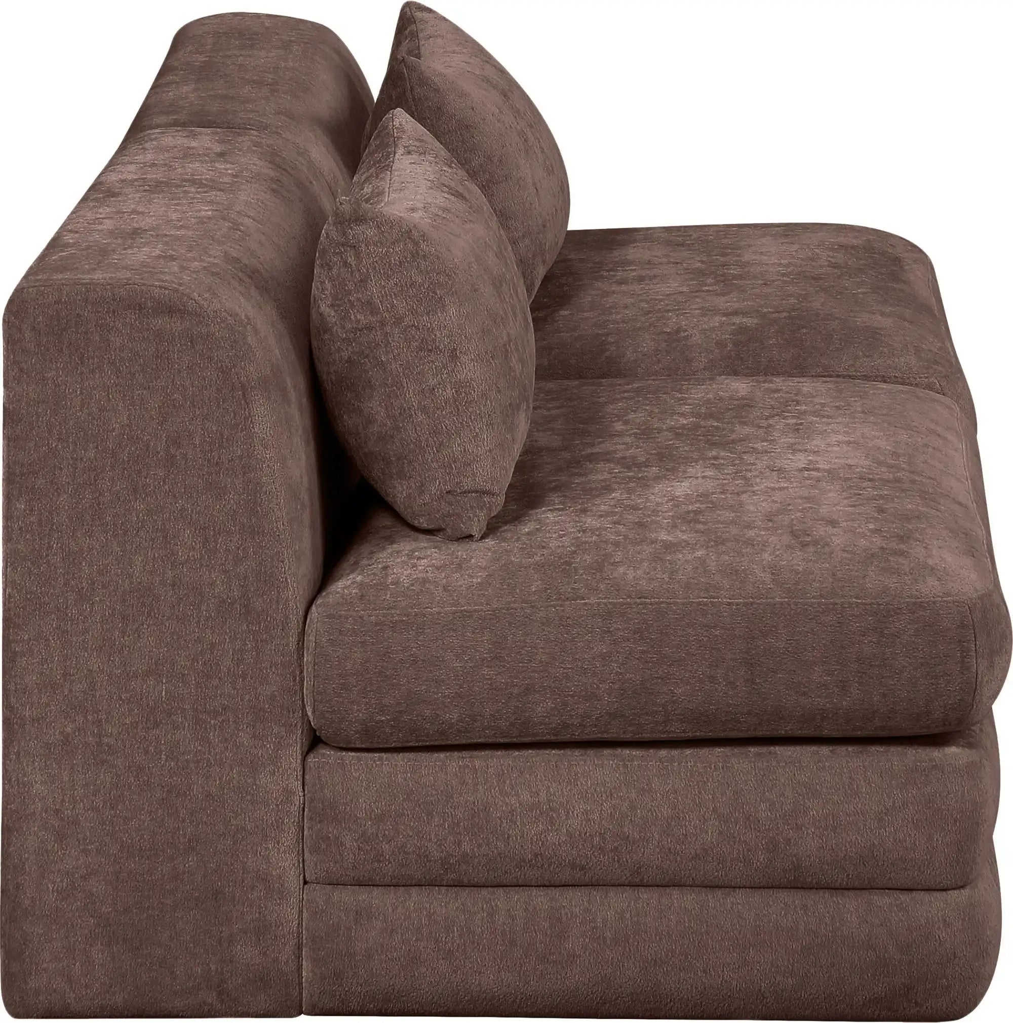Stellar - 2 Piece 76" Upholstered Modular Armless Loveseat