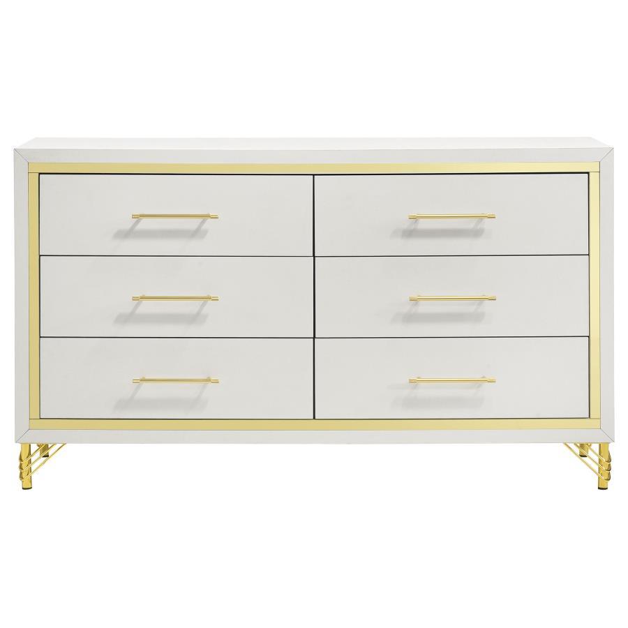 Lucia - Bedroom Set With Upholstered Wingback Panel Bed