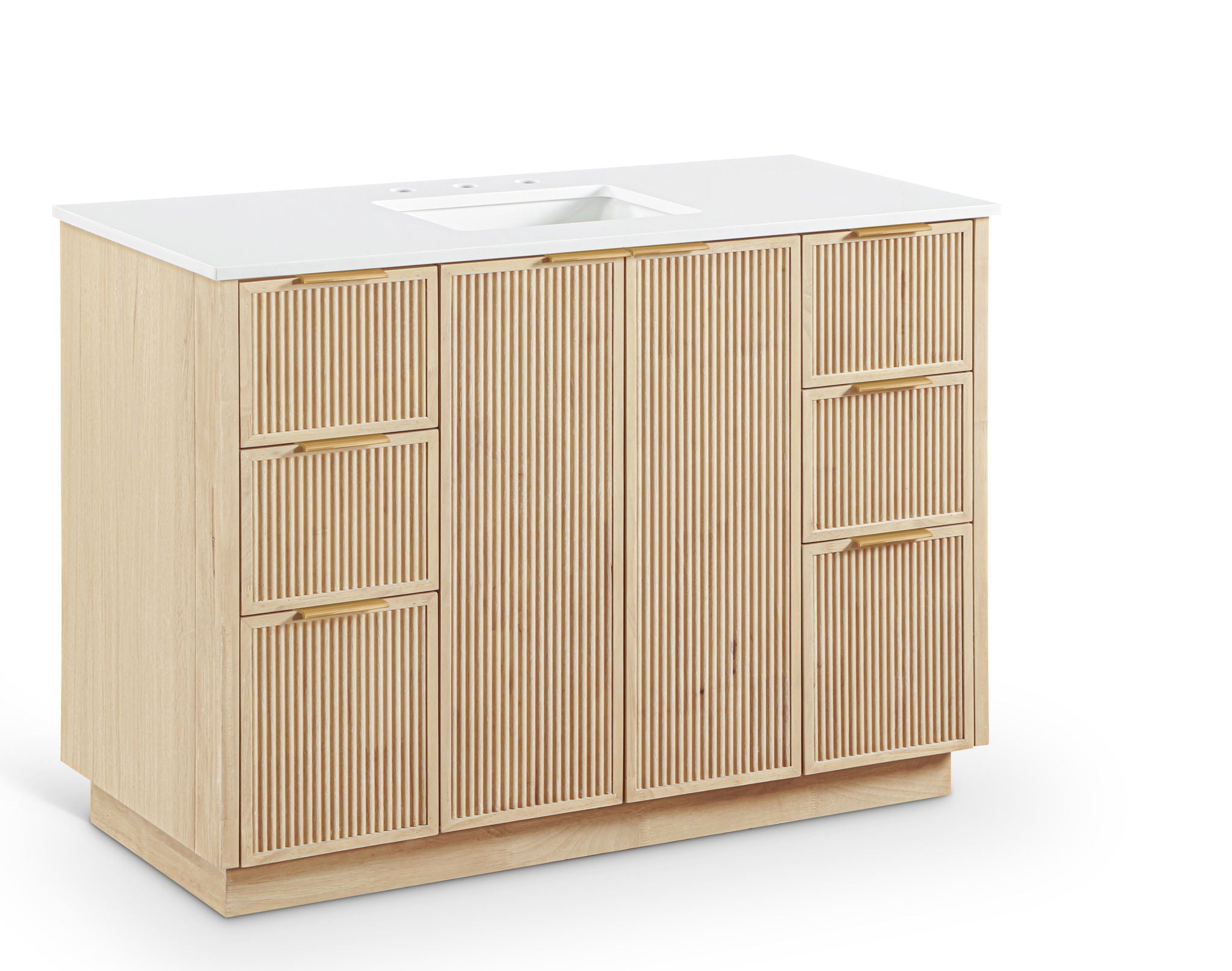 Willard - Engineered Stone And Solid Wood Bathroom Vanity