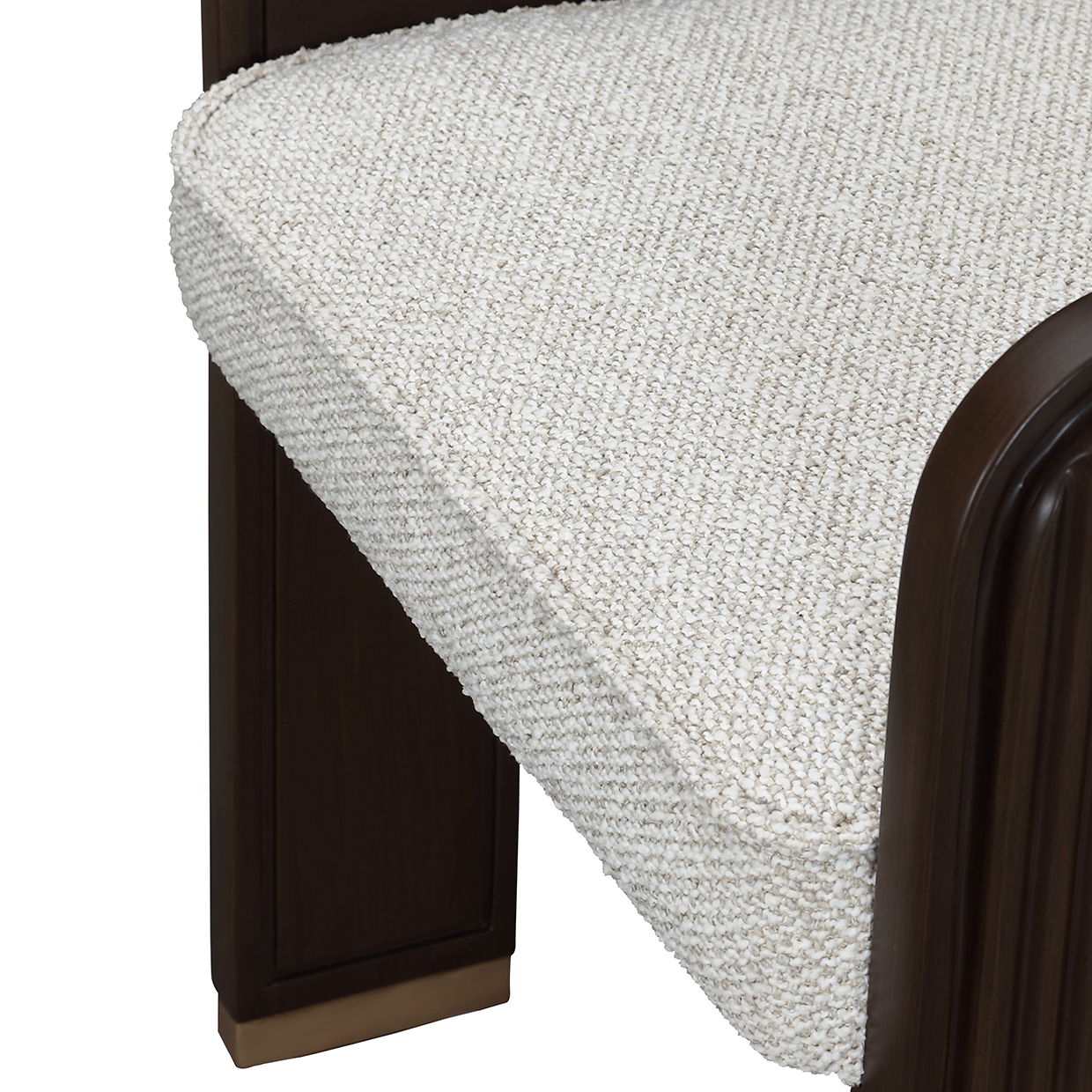 West Kensington - Dining Arm Chair - Buff / Medium Espresso