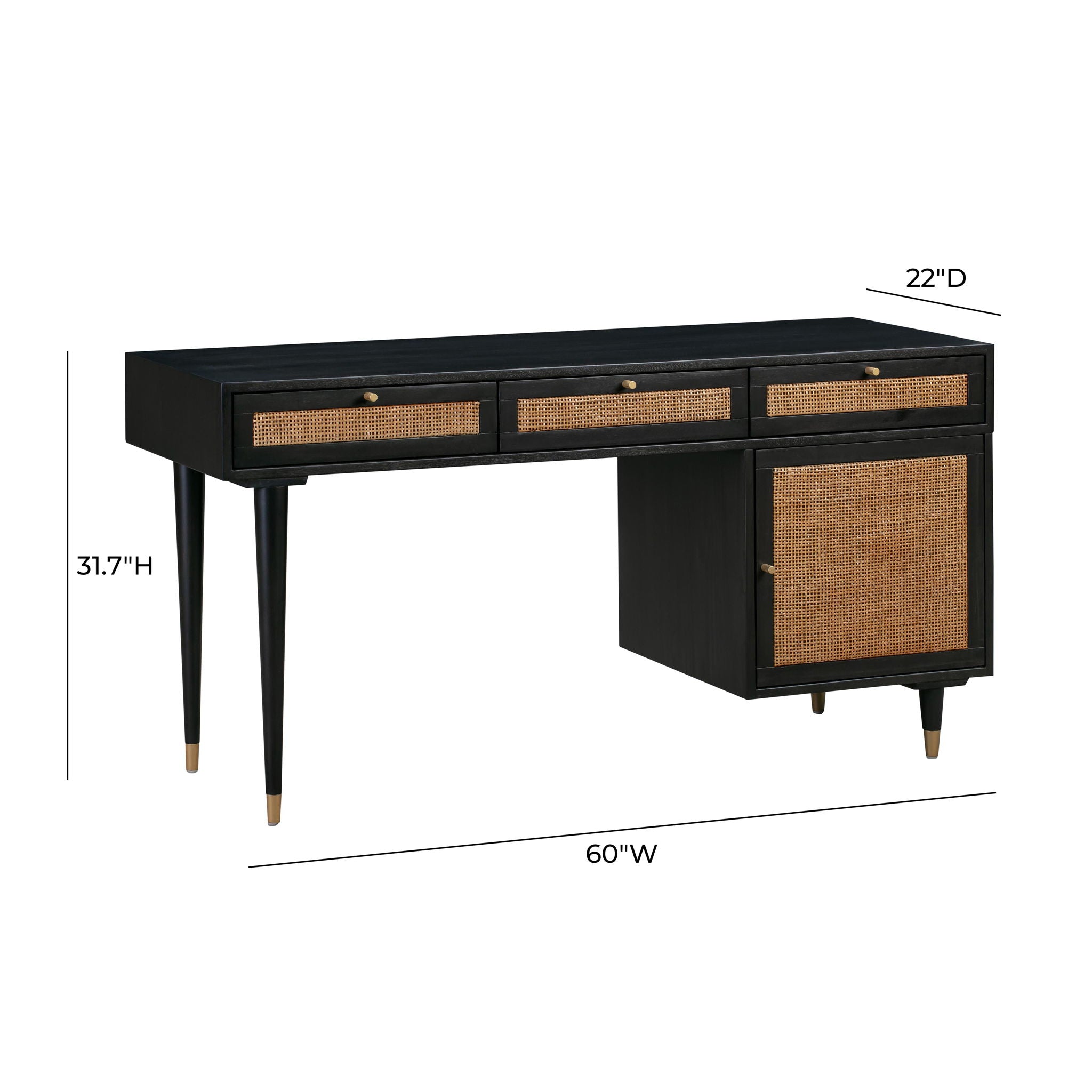 Sierra Noir - Desk - Black