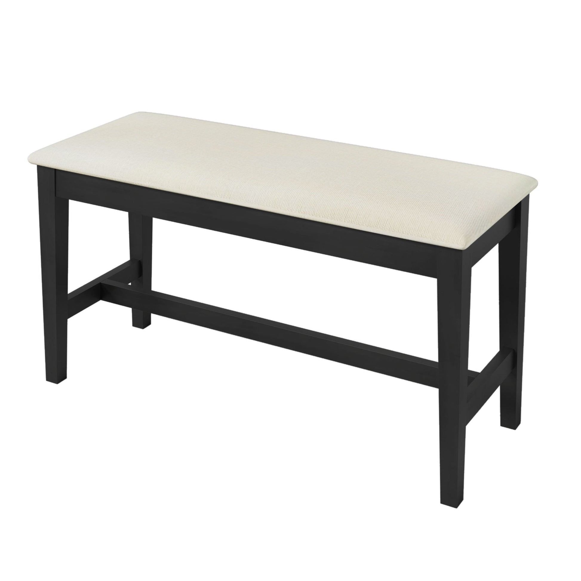 Topmax - 6 Piece Wood Half Round Dining Table Set Kitchen Table Set With Long Bench And 4 Dining Chairs, Modern Style - Best Buy Furniture