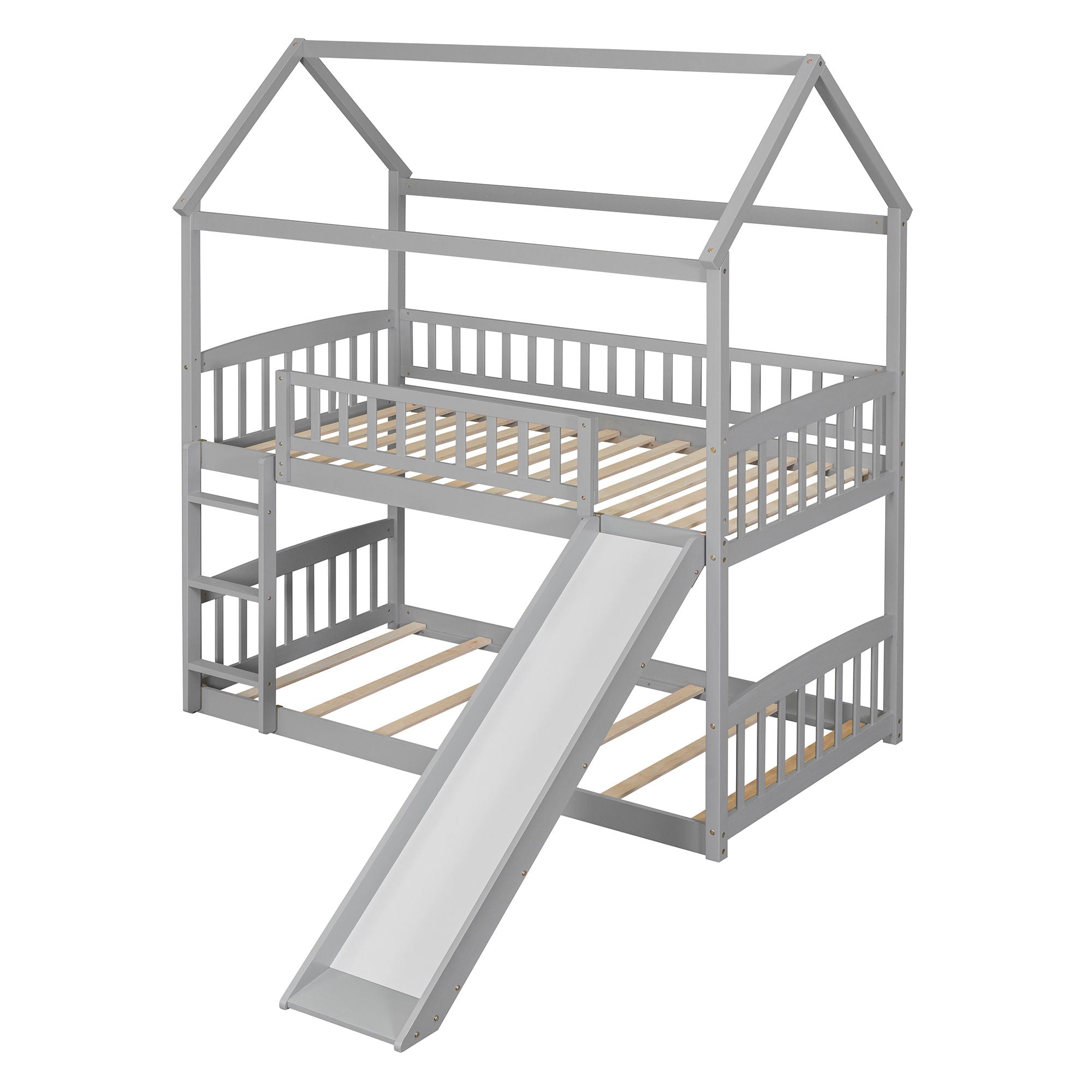 Bunk Bed With Slide, House Bed With Slide