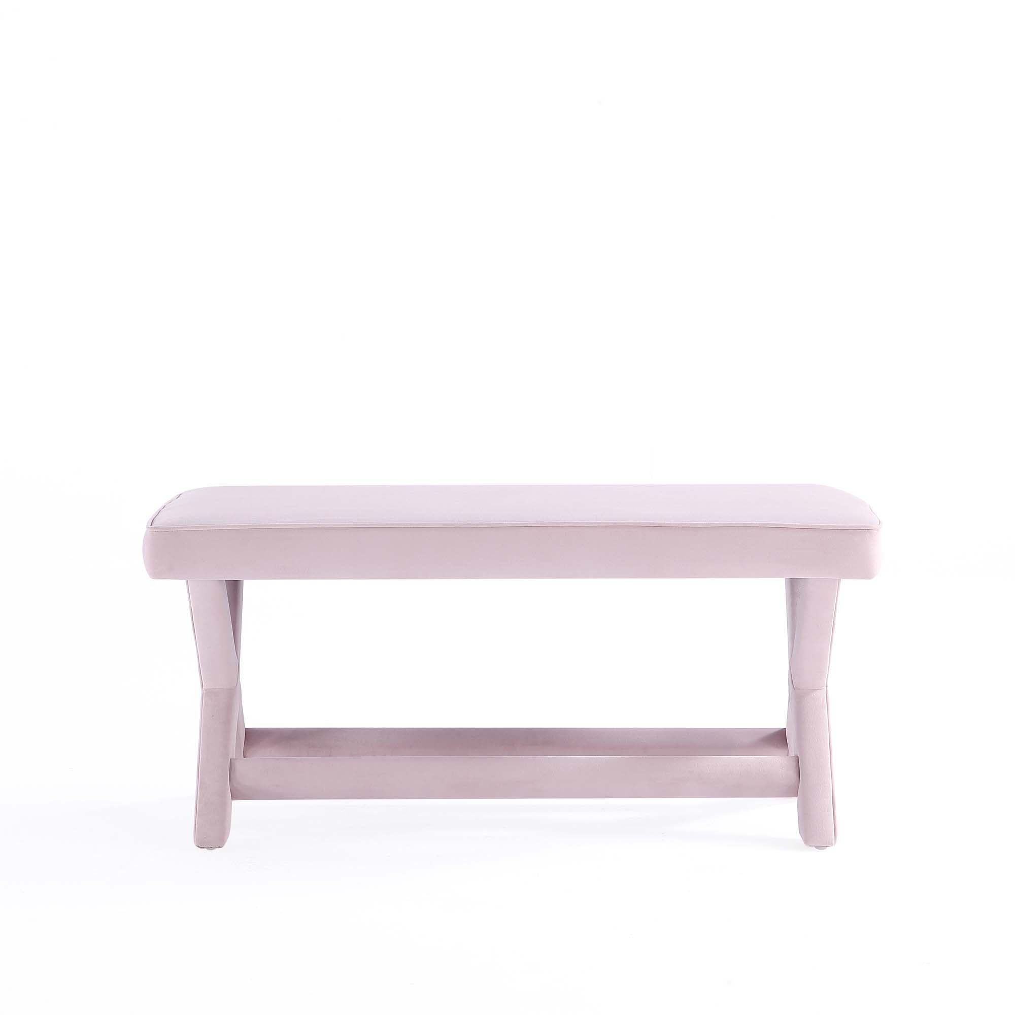 Abigail - Accent Bench With Piped Cushion