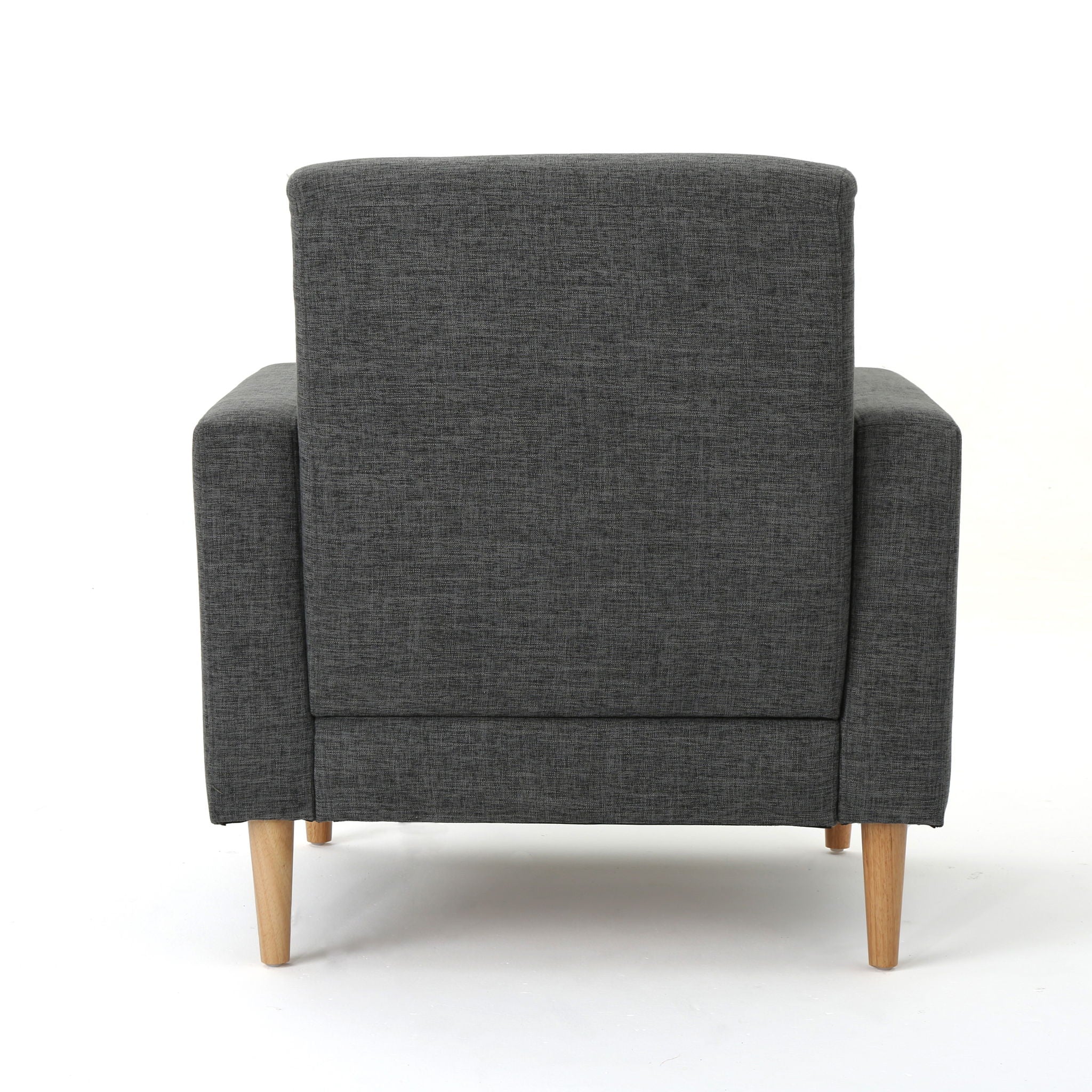 Nebulize - Upholstered Fabric Club Chair With Button Tufted And Square Off Arm And Back