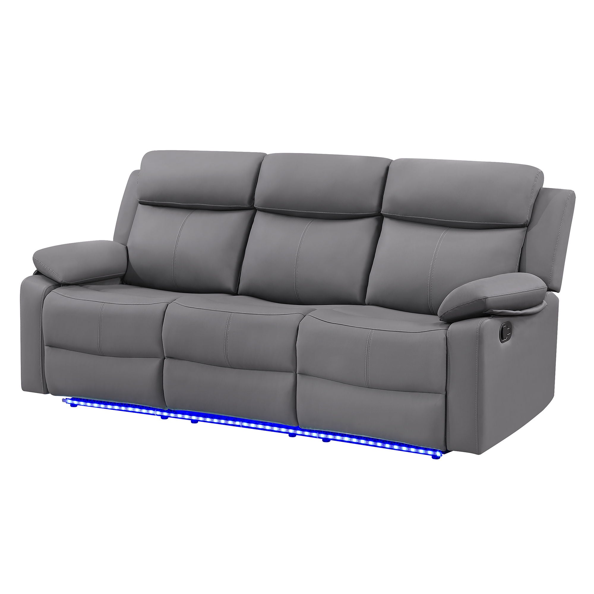 Blanche - Reclining Sofa With LED Lights