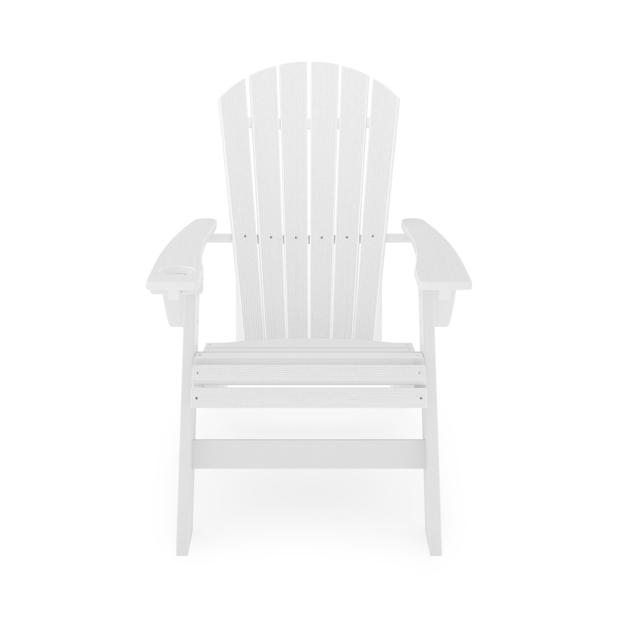 Adirondack Chair Sturdy HDPE Poly Lumber For Poolside, Patio, And Garden Relaxation