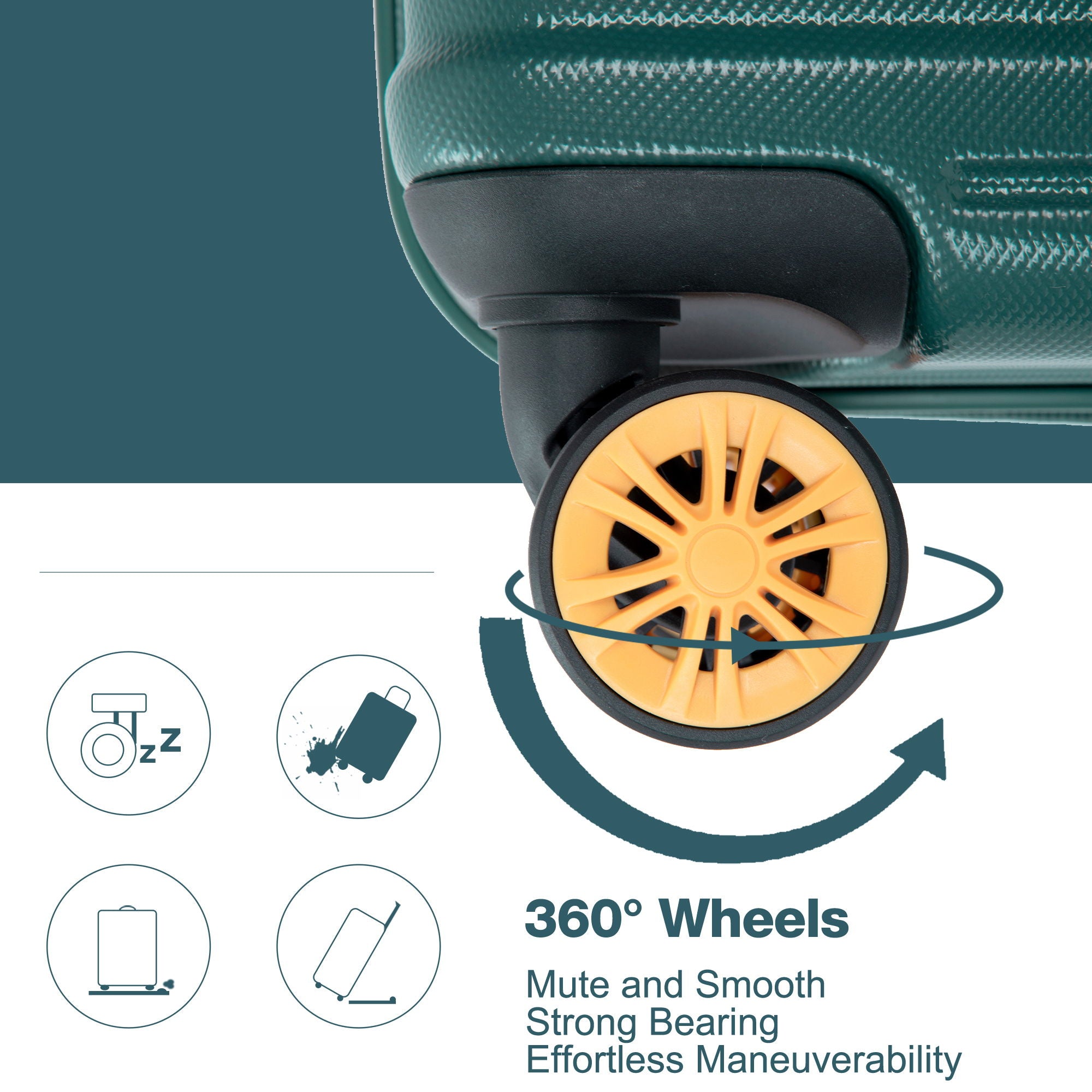Carry On Luggage Suitcase With Tsa Approved With Wheels