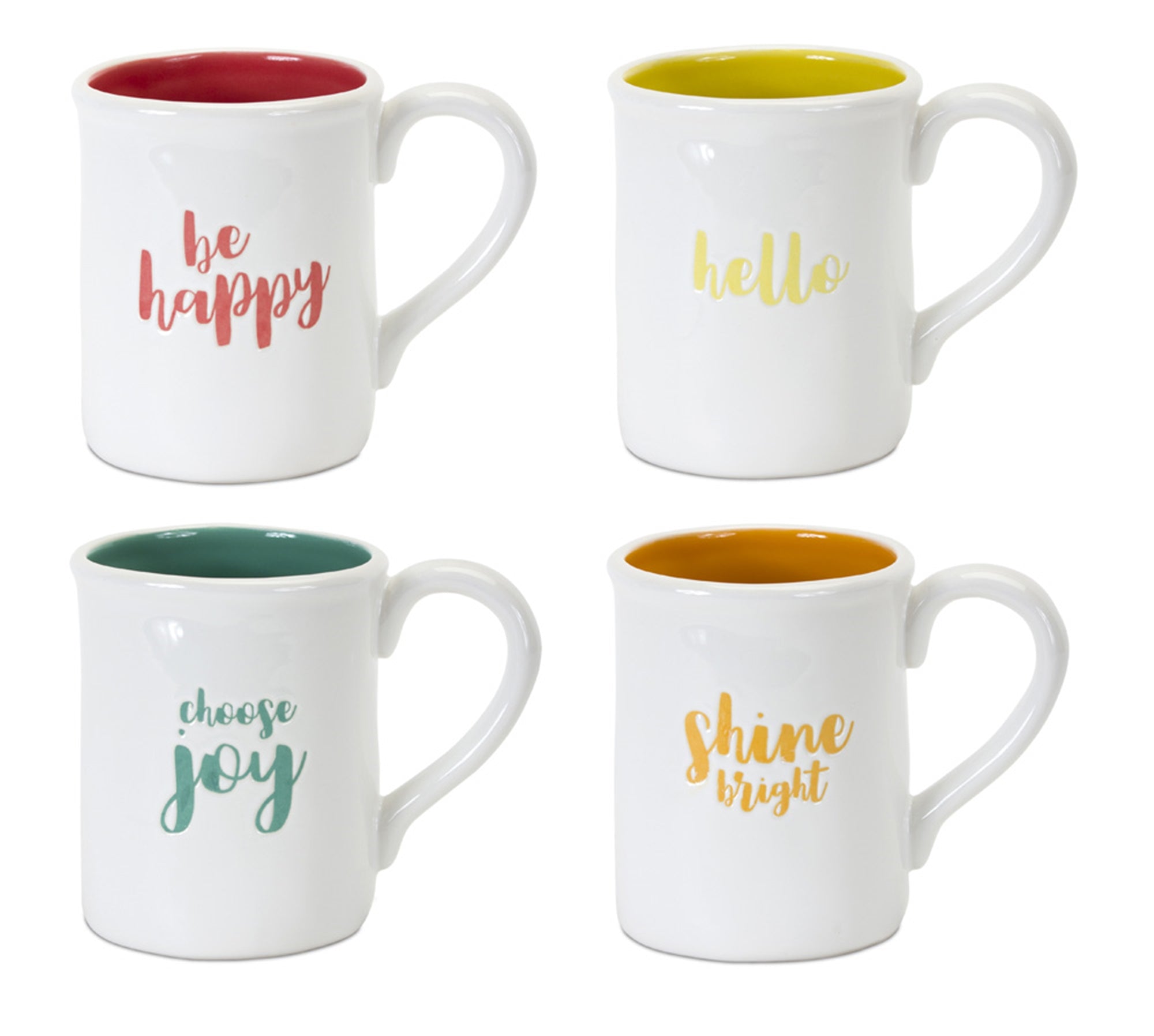Stoneware-Happy-Sentiment-Mug-(Set-of-2)-Mugs