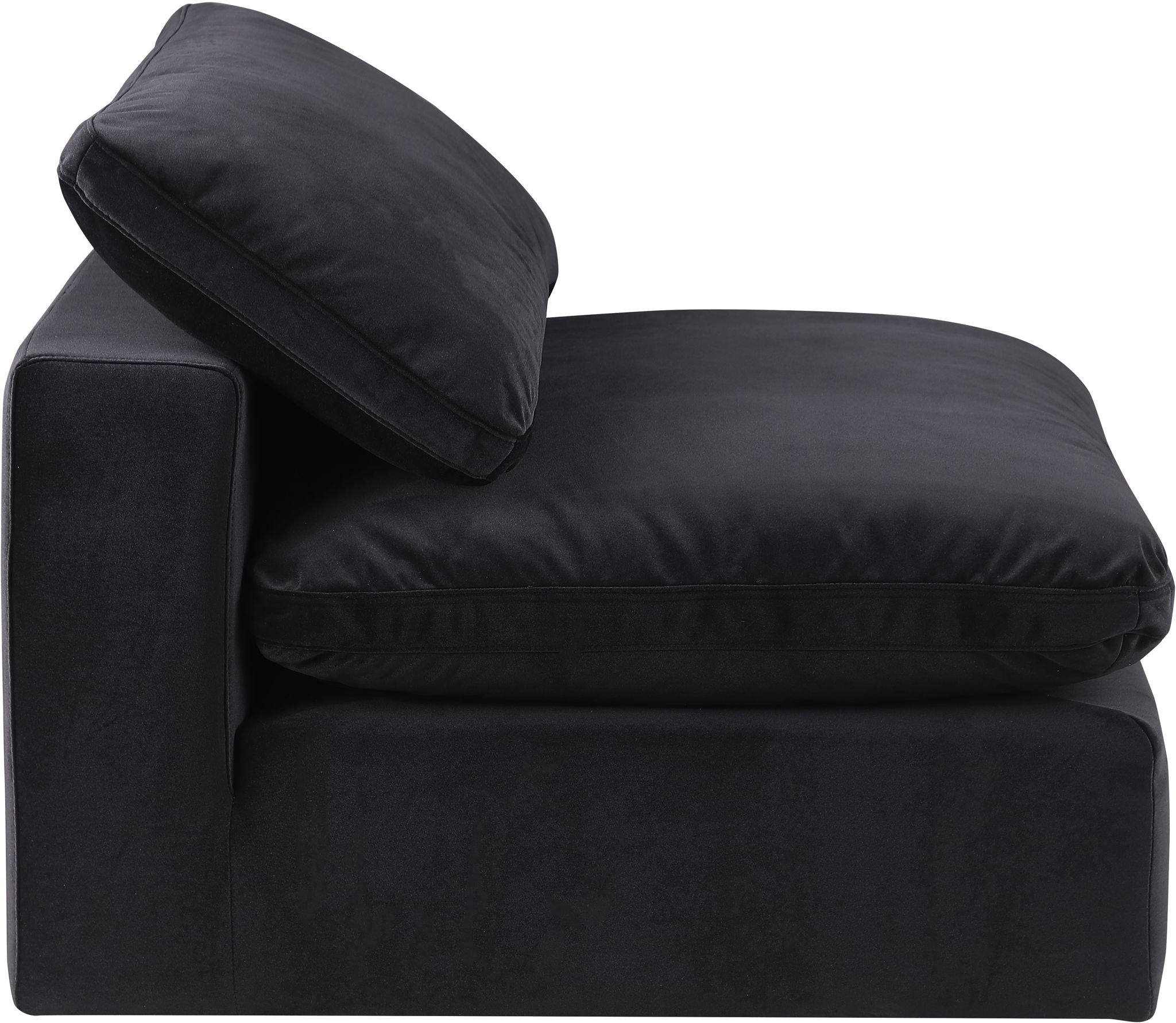 Comfy - Velvet Armless Chair