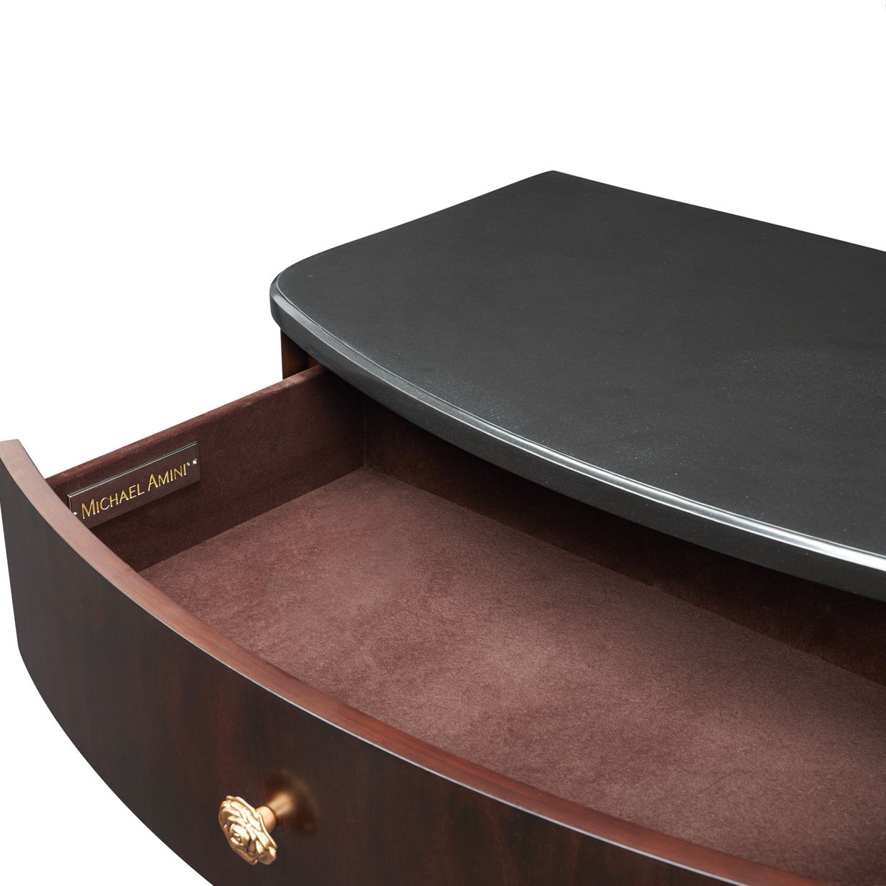 Camellia Field - Nightstand - Dark Brown