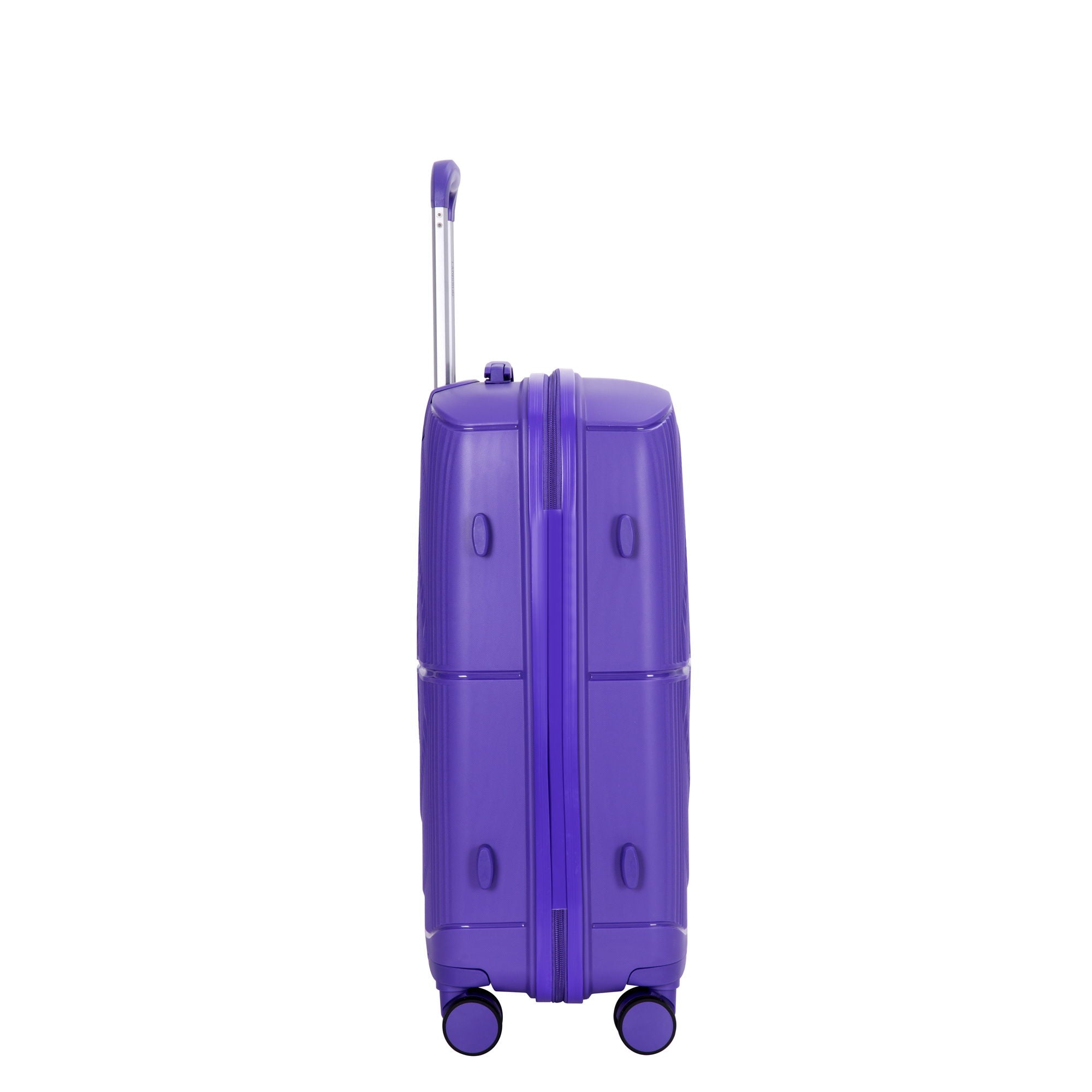 3 Piece Set Expandable Hardshell Suitcase Double Spinner Wheels