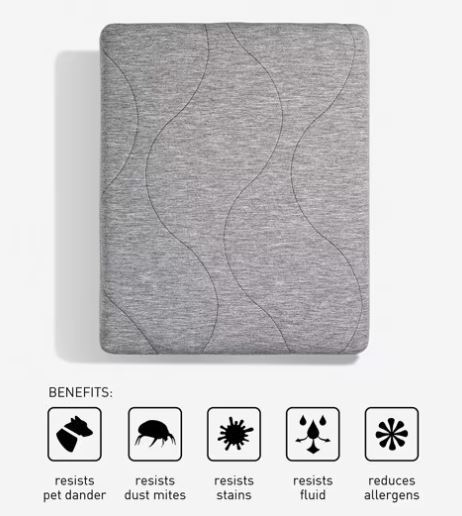 Bed Gear AIR-X Mattress Protector - Grey, King - Best Buy Furniture