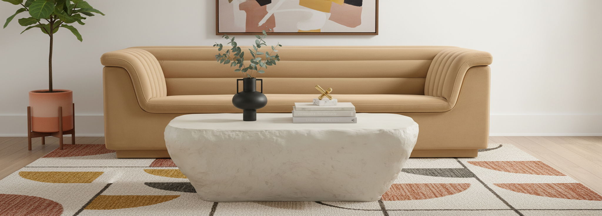 Cascade - Velvet Sofa