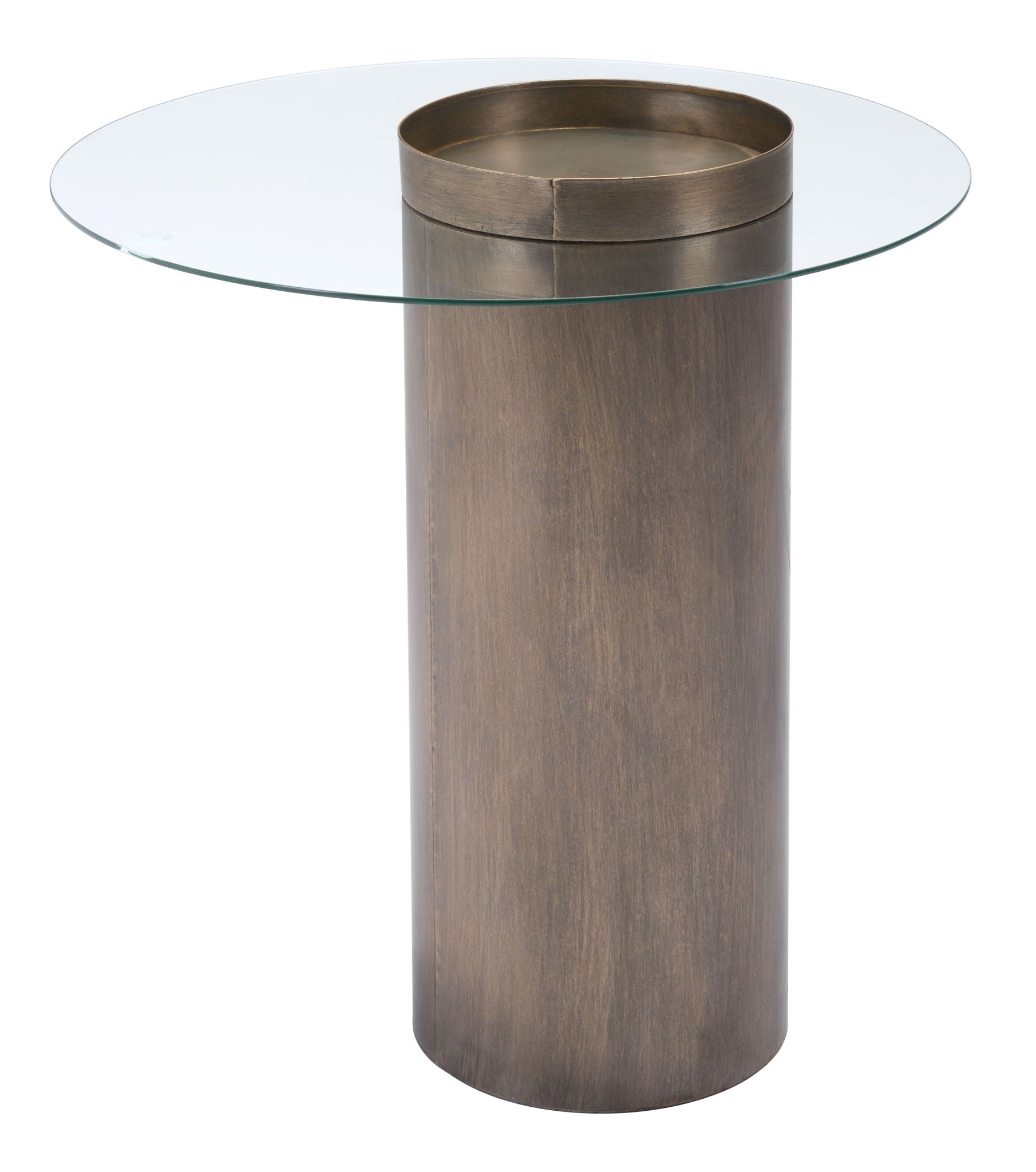 Emi - End Table - Antique Gold