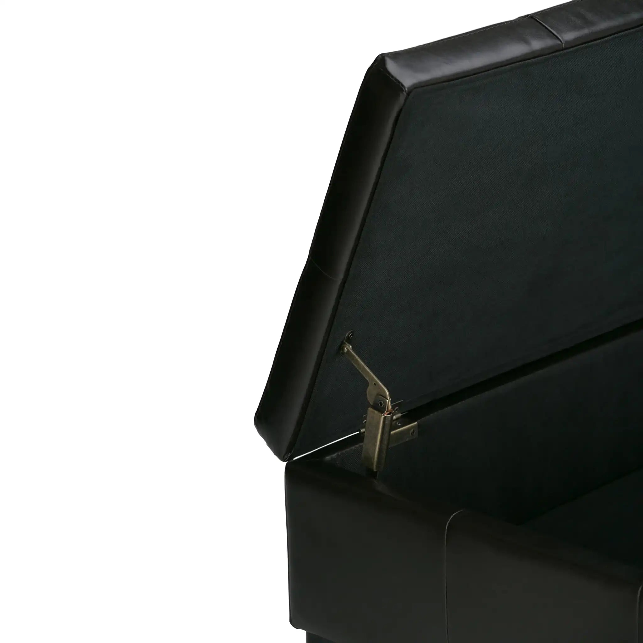 Dover - Square Coffee Table Storage Ottoman - Tanners Brown - Best Buy Furniture