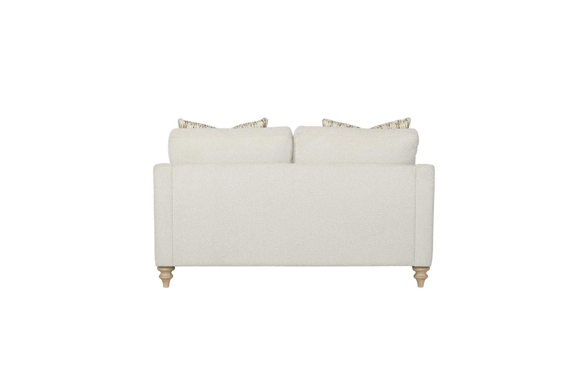 Loveseat Reversable Cushion With 2 Pillows - Off White