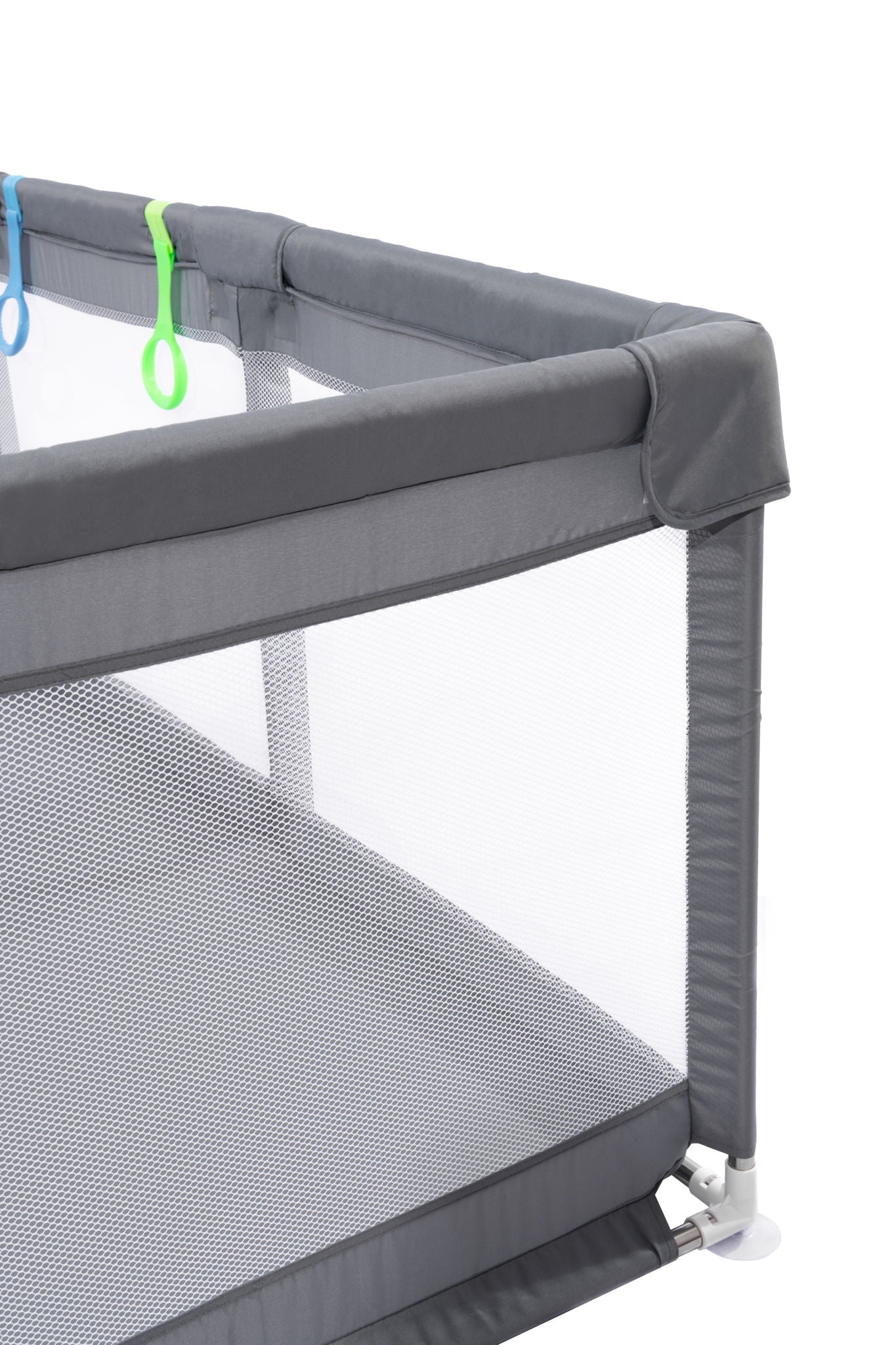 Fabric Baby Playpen, Baby Fence Play Area With Anti Slip Base - Gray - Best Buy Furniture