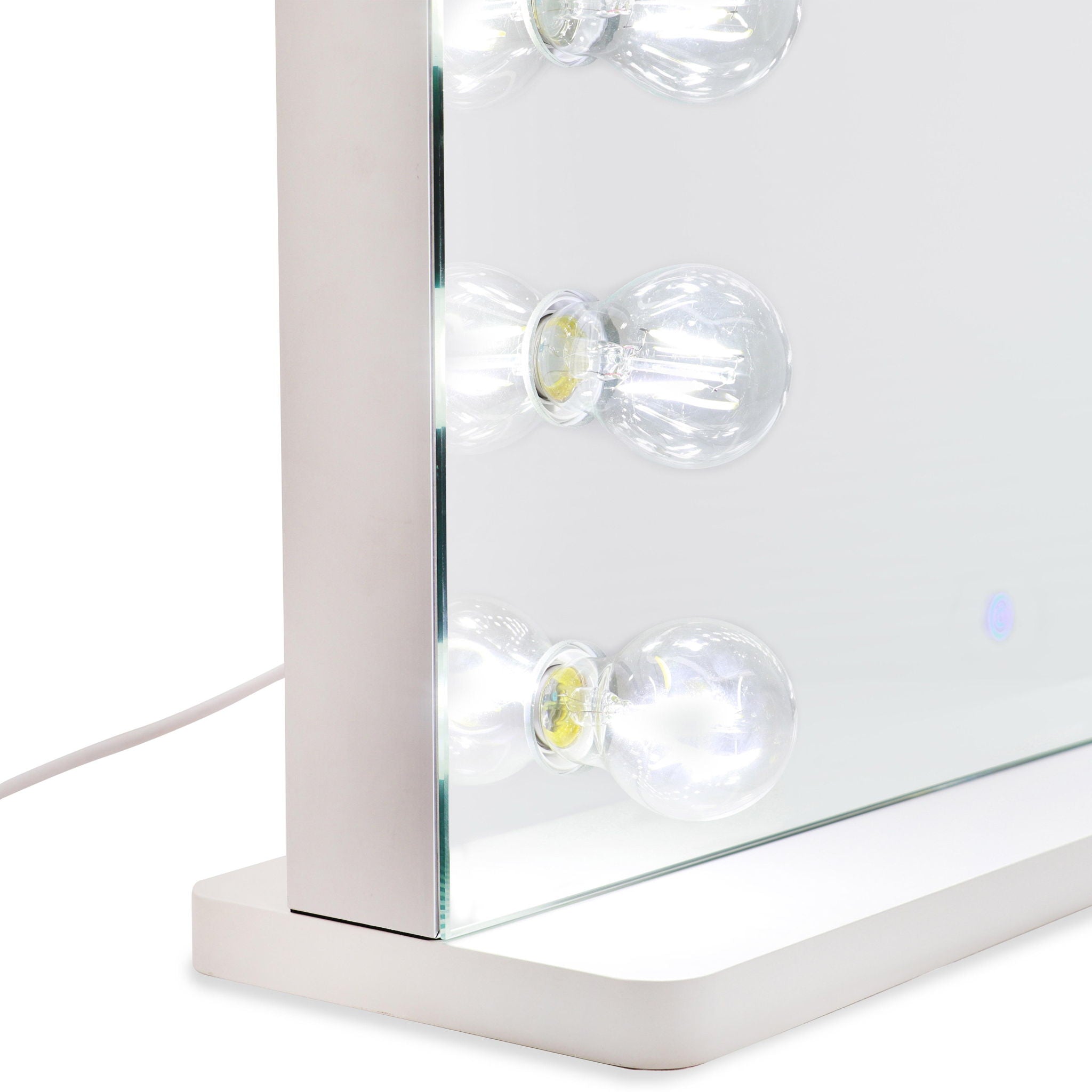 Lola - Vanity Mirror - Pearl Silver