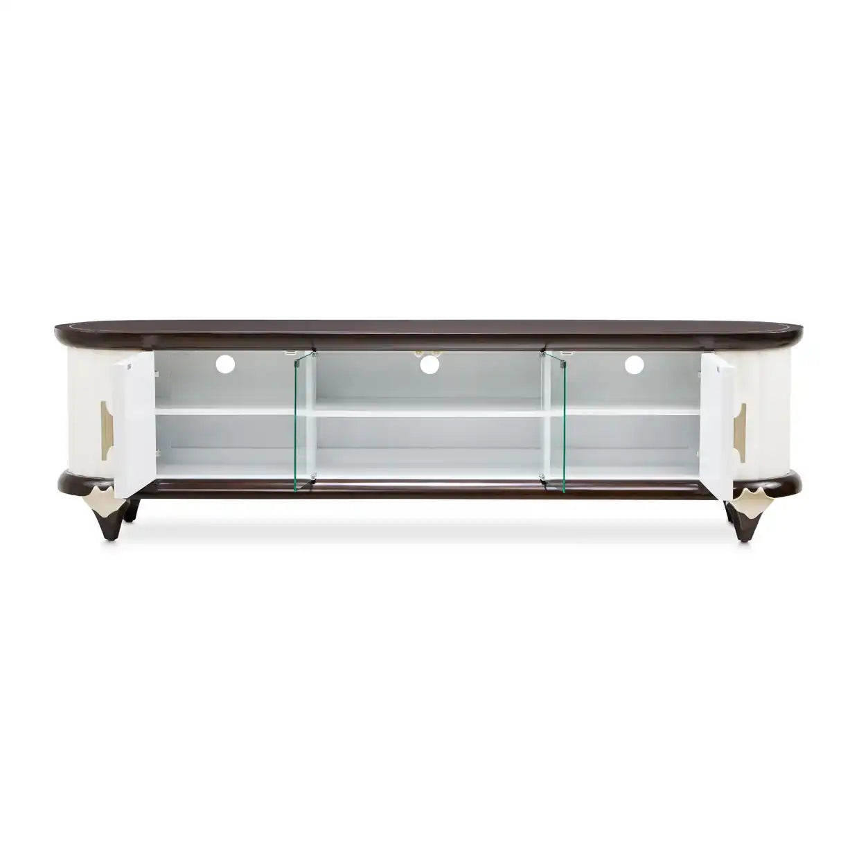 Paris Chic - Media Cabinet - Espresso Brown