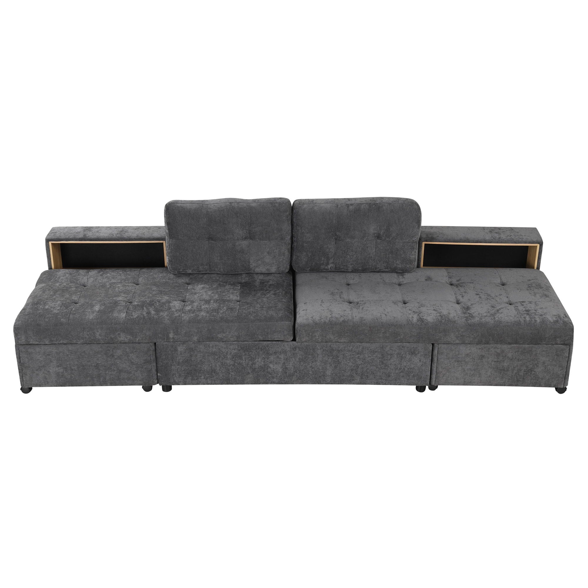 Versatile Modular Free-Combined Sofa With 2 Storage Racks