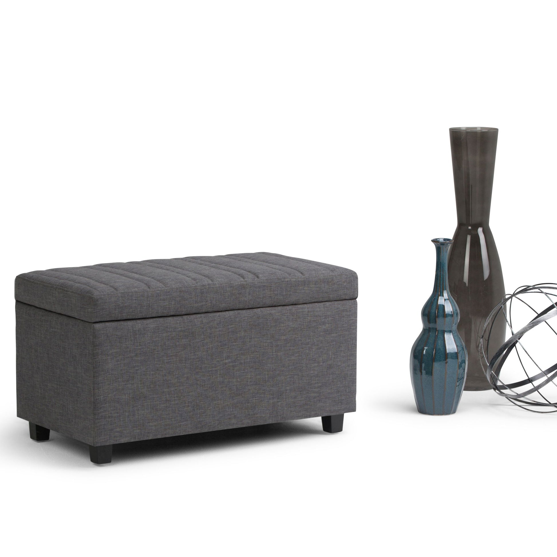 Darcy - Upholstered Storage Ottoman Bench - Best Buy Furniture