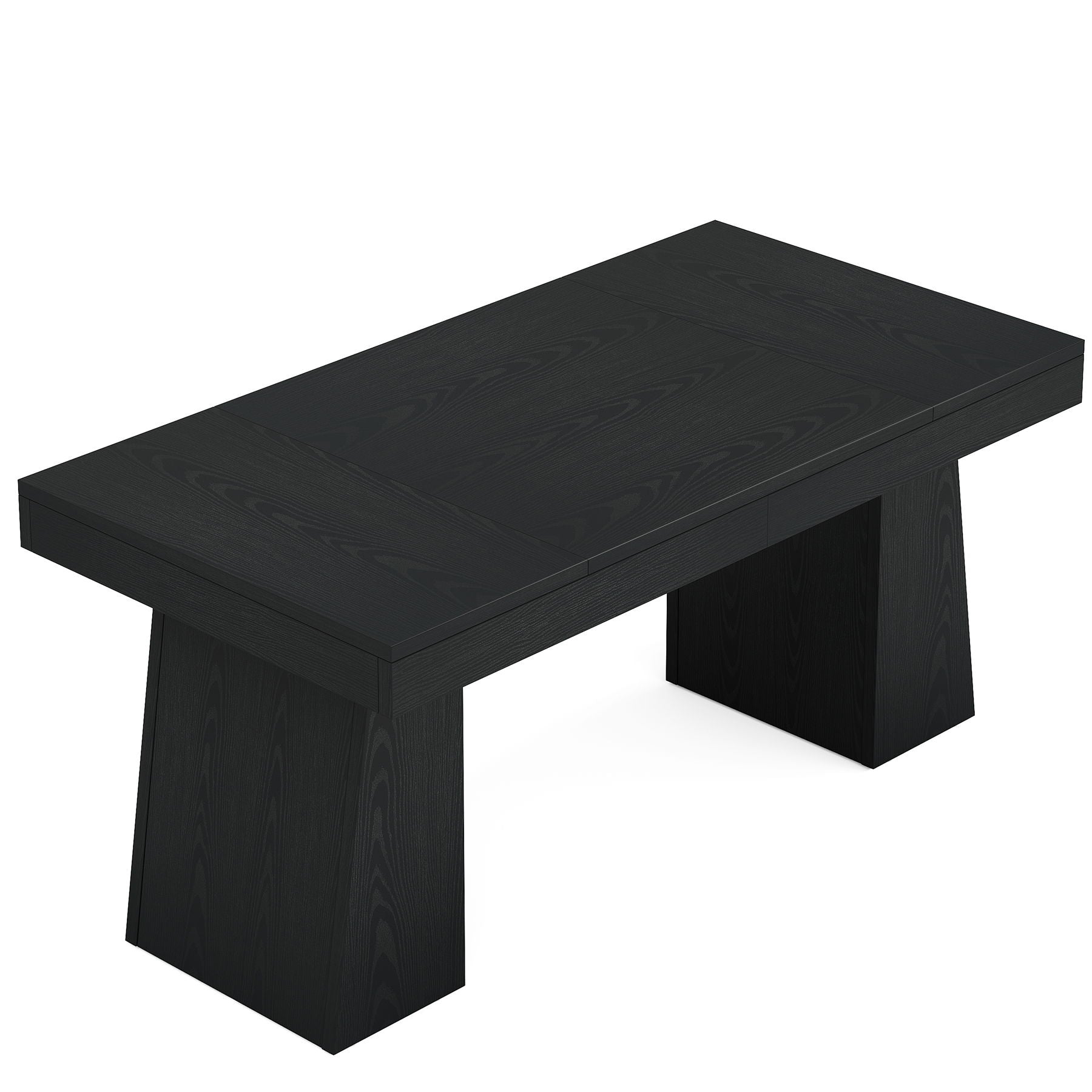 Executive Desk, Workstation With Double Trapezoid Base