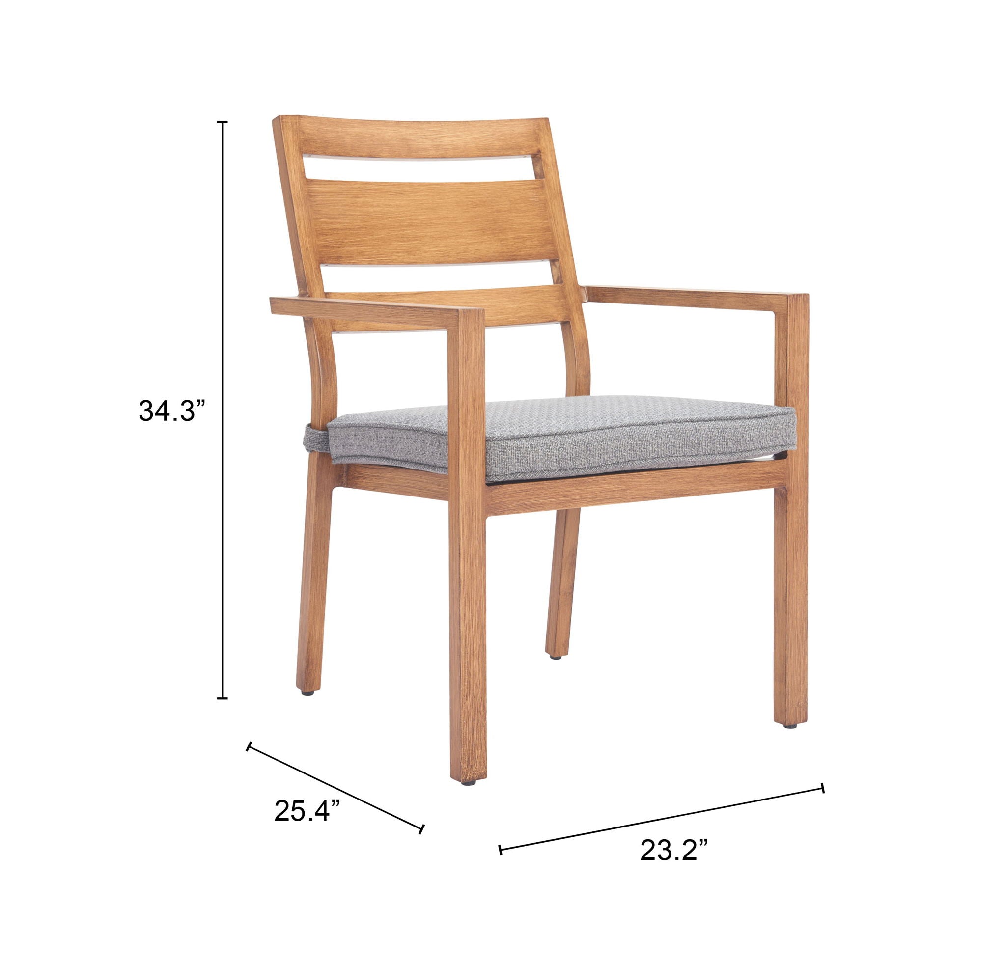 Rader - Outdoor Dining Chair (Set of 2) - Natural