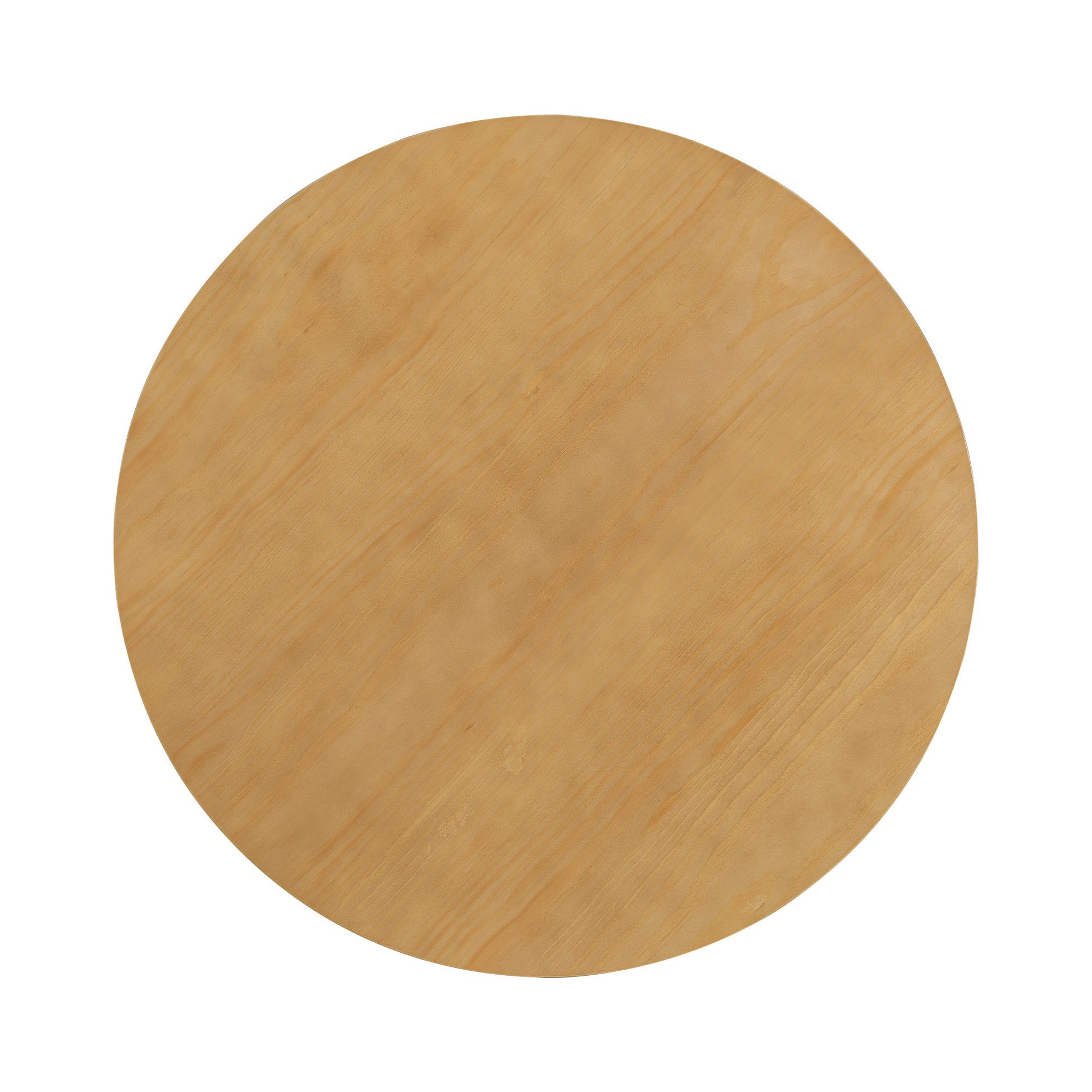 Topmax - 5 Piece Modern Round Dining Table Set Pedestal Kitchen Table Set With 4 Upholstered Dining Chairs For Studio, Apartment, Small Places - Best Buy Furniture