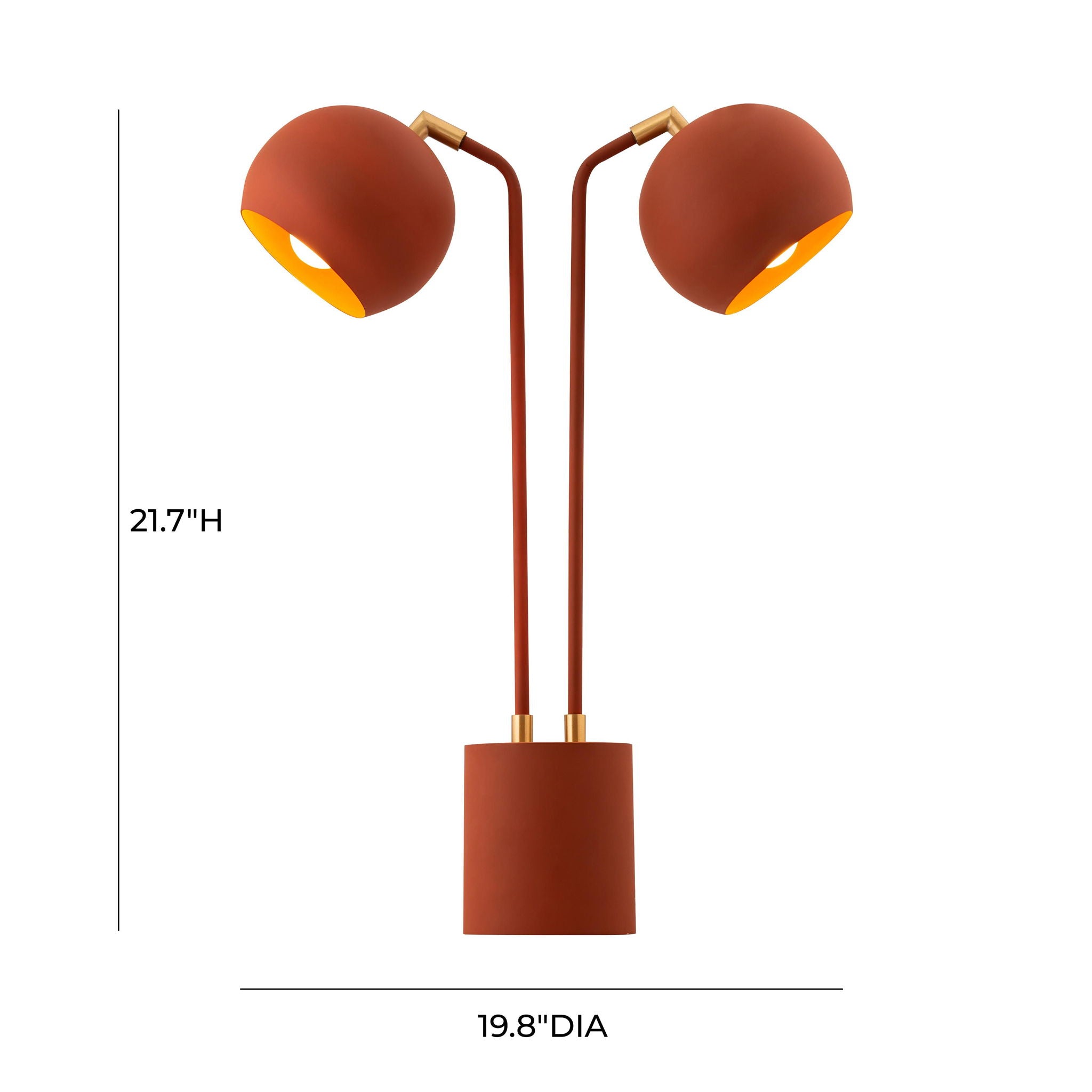 Hubli - Table Lamp - Red