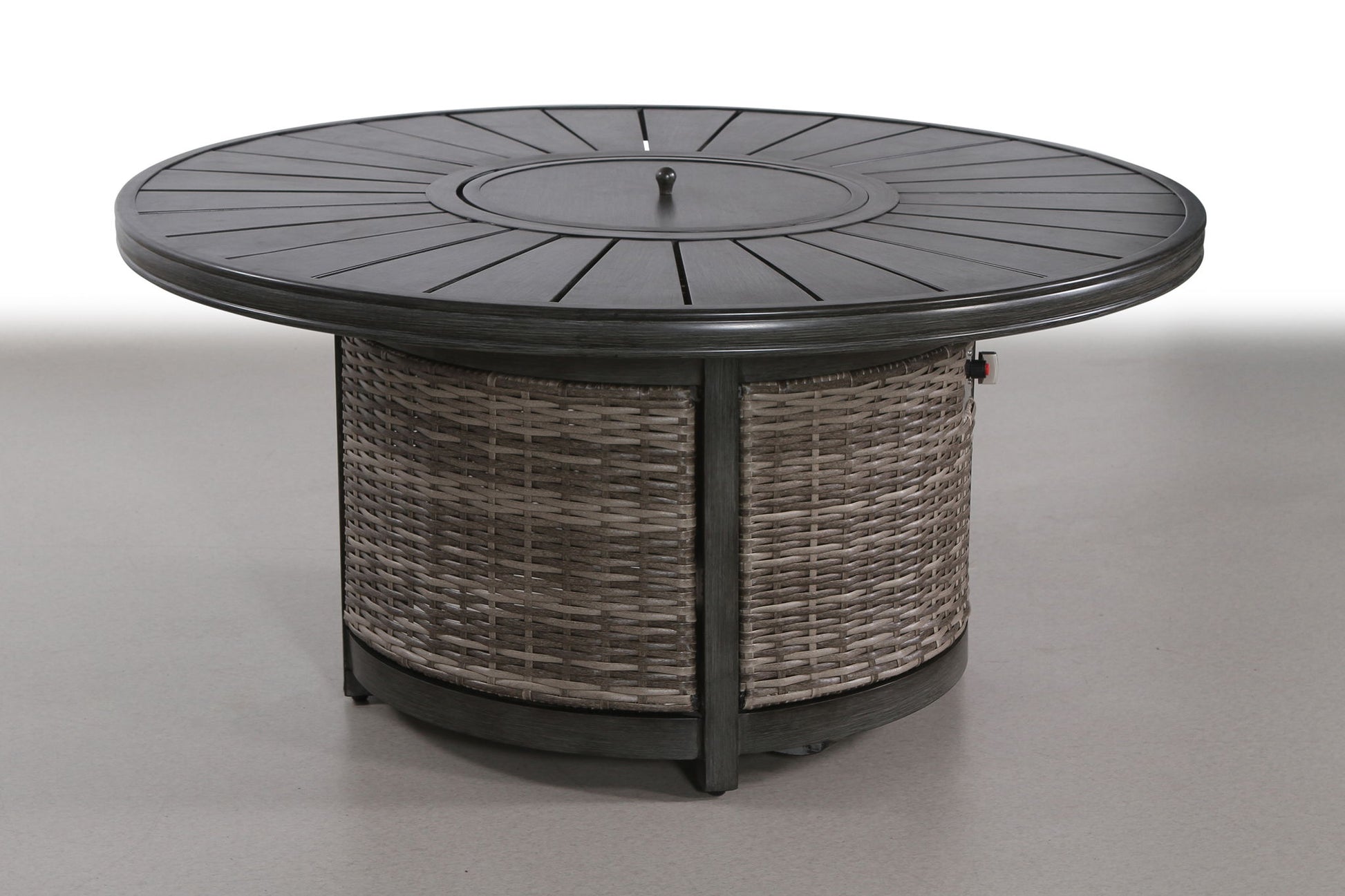 Propane Outdoor Fire Pit Table - Gray - Best Buy Furniture