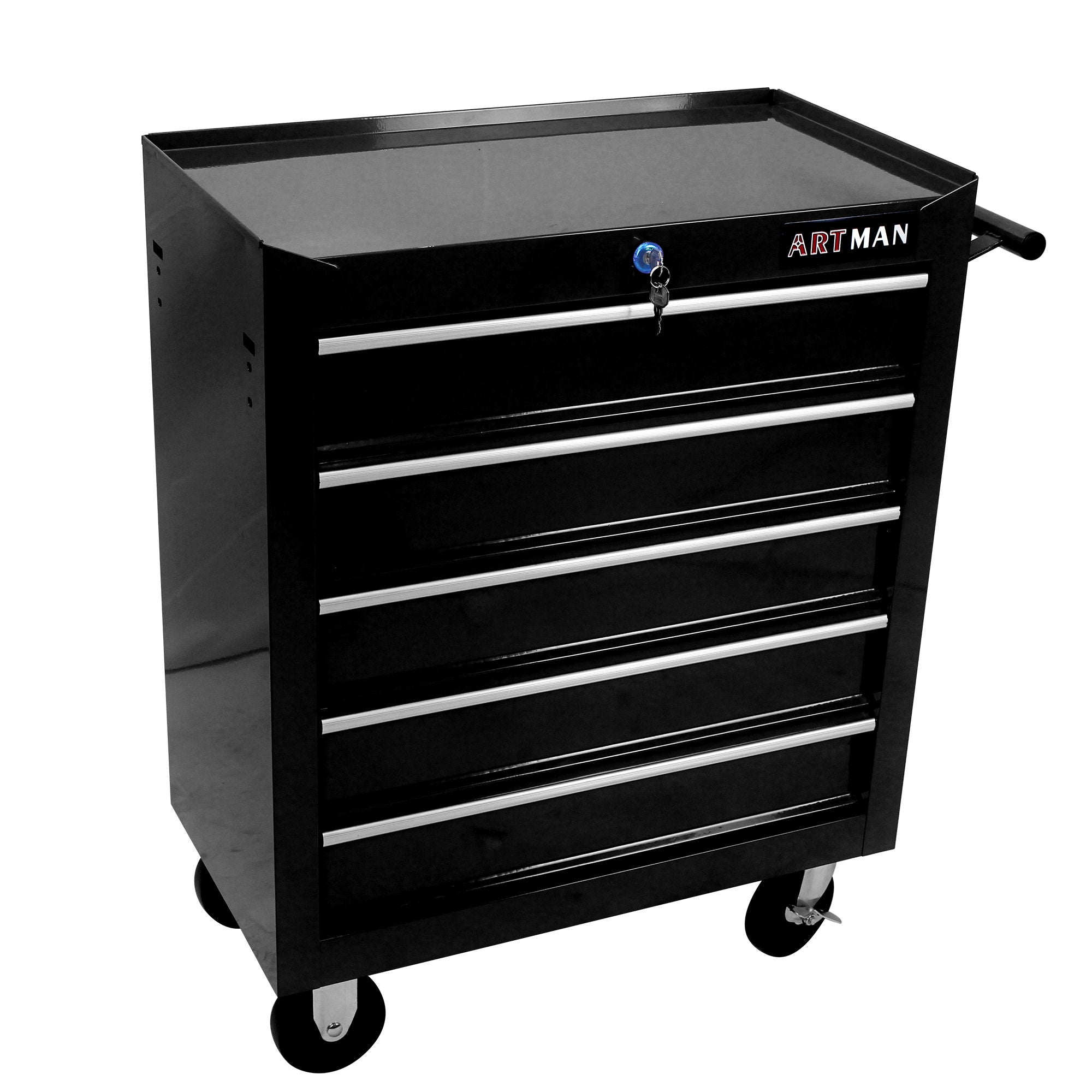 Multifunctional Tool Cart With Wheels And Drawers