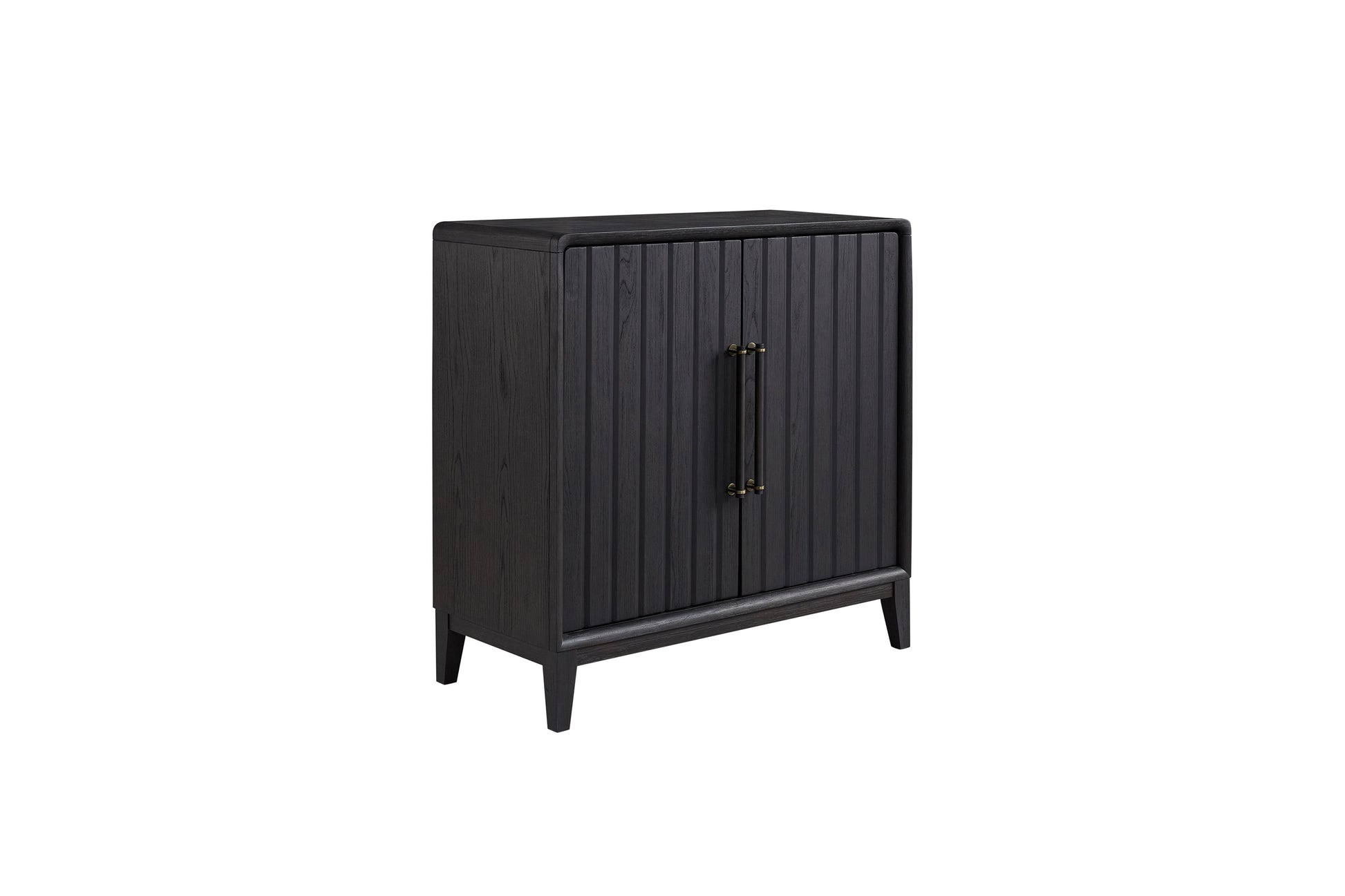 Ample Storage Bar Cabinet - Peppercorn - Best Buy Furniture