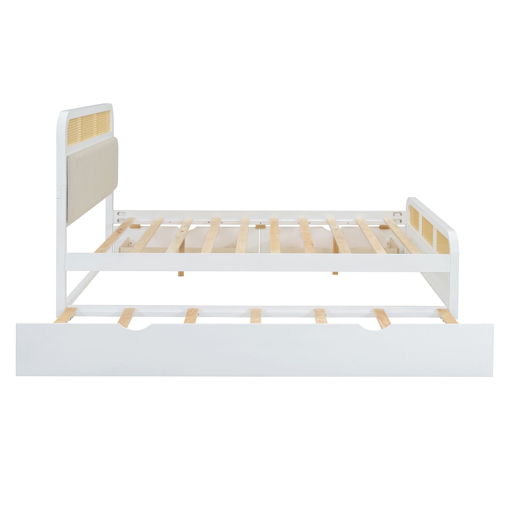 Platform Bed With Trundle And 2 Drawers